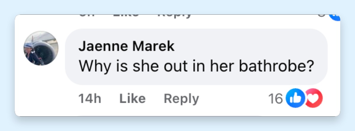 Art is all subjective but many users thought her haute couture outfit was almost like a bathrobe. | Source: Facebook/People