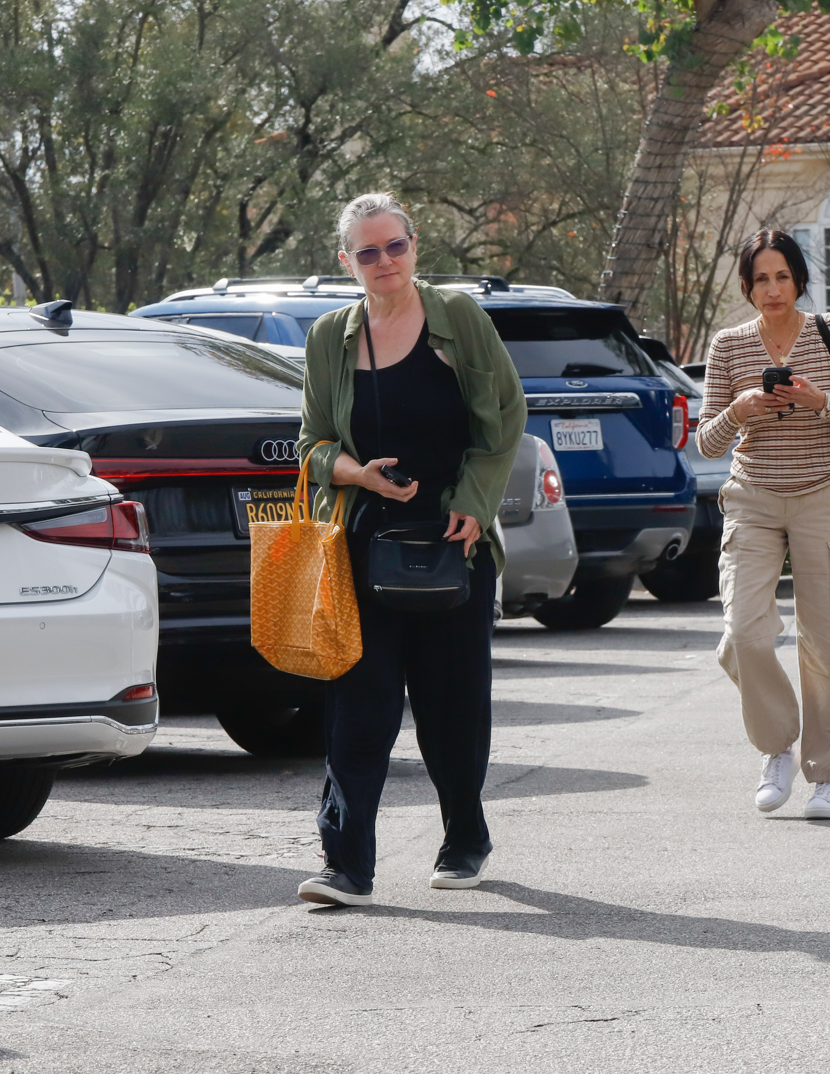 Bridget Fonda is seen out and about in Los Angeles on November 11, 2025, offering a rare glimpse of the actress more than two decades after she quietly walked away from Hollywood. | Source: Getty Images