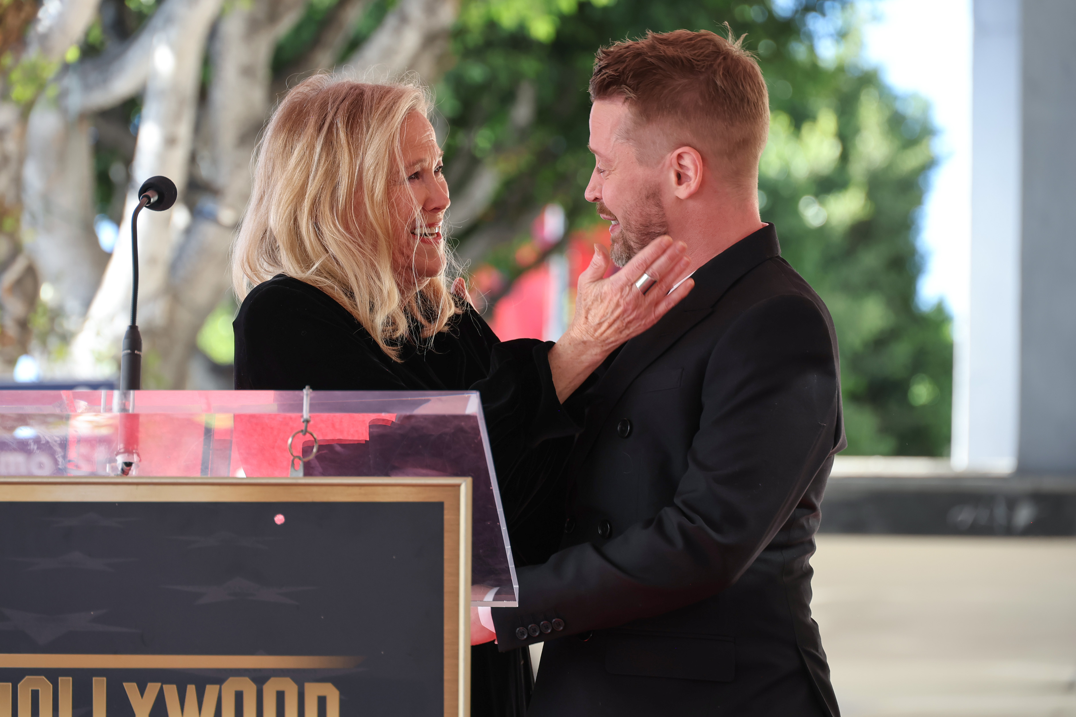 O'Hara proudly celebrated Macaulay Culkin when he received his Hollywood Walk of Fame star in 2023, more than 30 years after they first played mother and son. Their reunion offered a glimpse of the affection that had continued long after the "Home Alone" films ended. | Source: Getty Images
