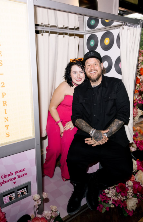 Jelly Roll and daughter Bailee Ann pose for a photo at her high school graduation celebration. | Source: Instagram/jellyroll615