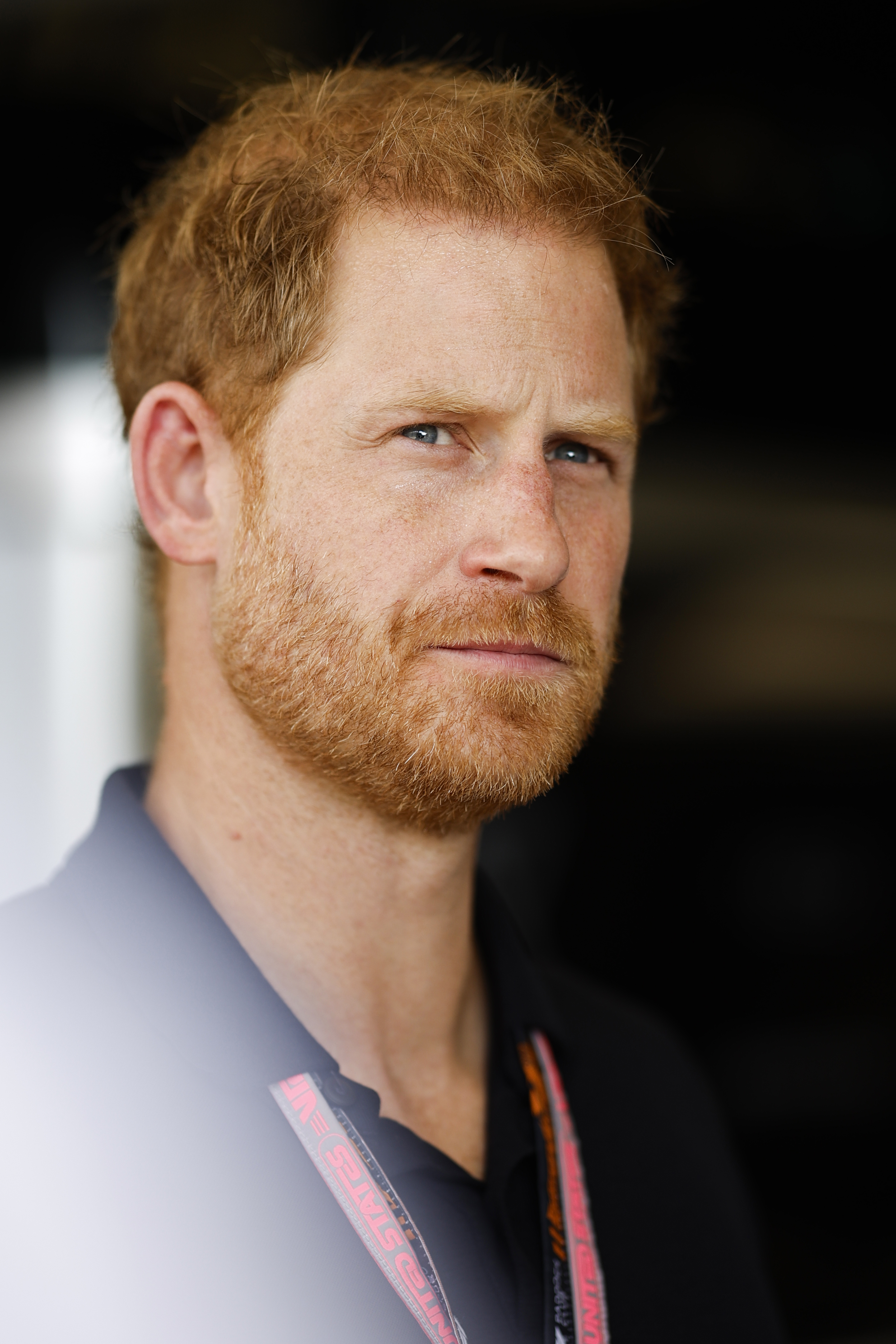 Prince Harry photographed at the Mercedes garage on October 22, 2023, in Austin, Texas. | Source: Getty Images