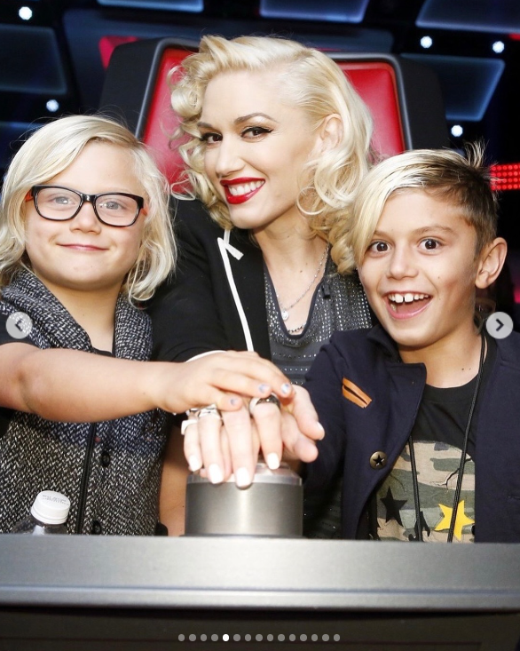 Gwen Stefani with Kingston and Zuma Rossdale | Source: Instagram/gwenstefani