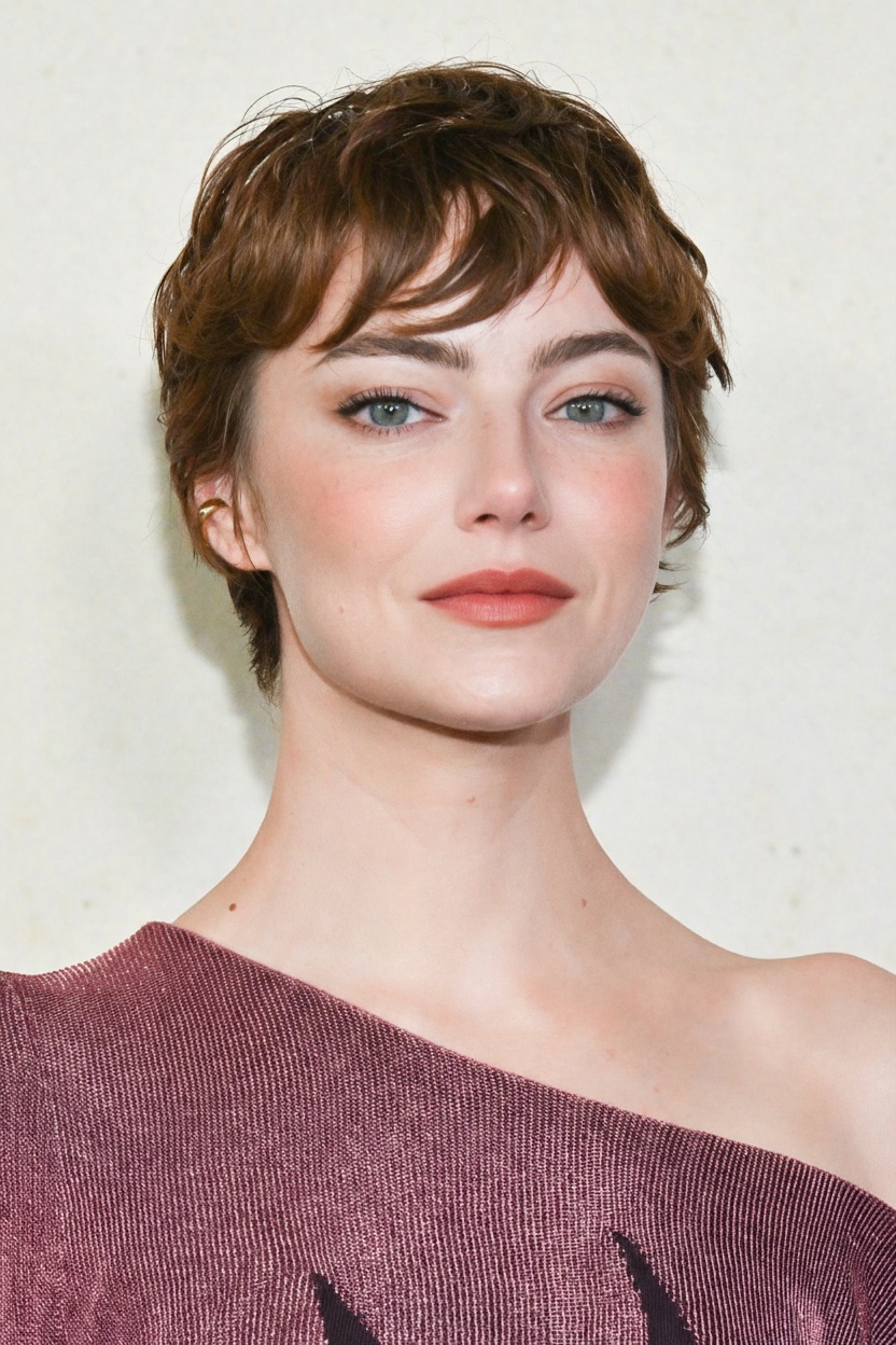 Emma Stone reimagined with smaller nostrils through AI | Source: Google Nano Banana