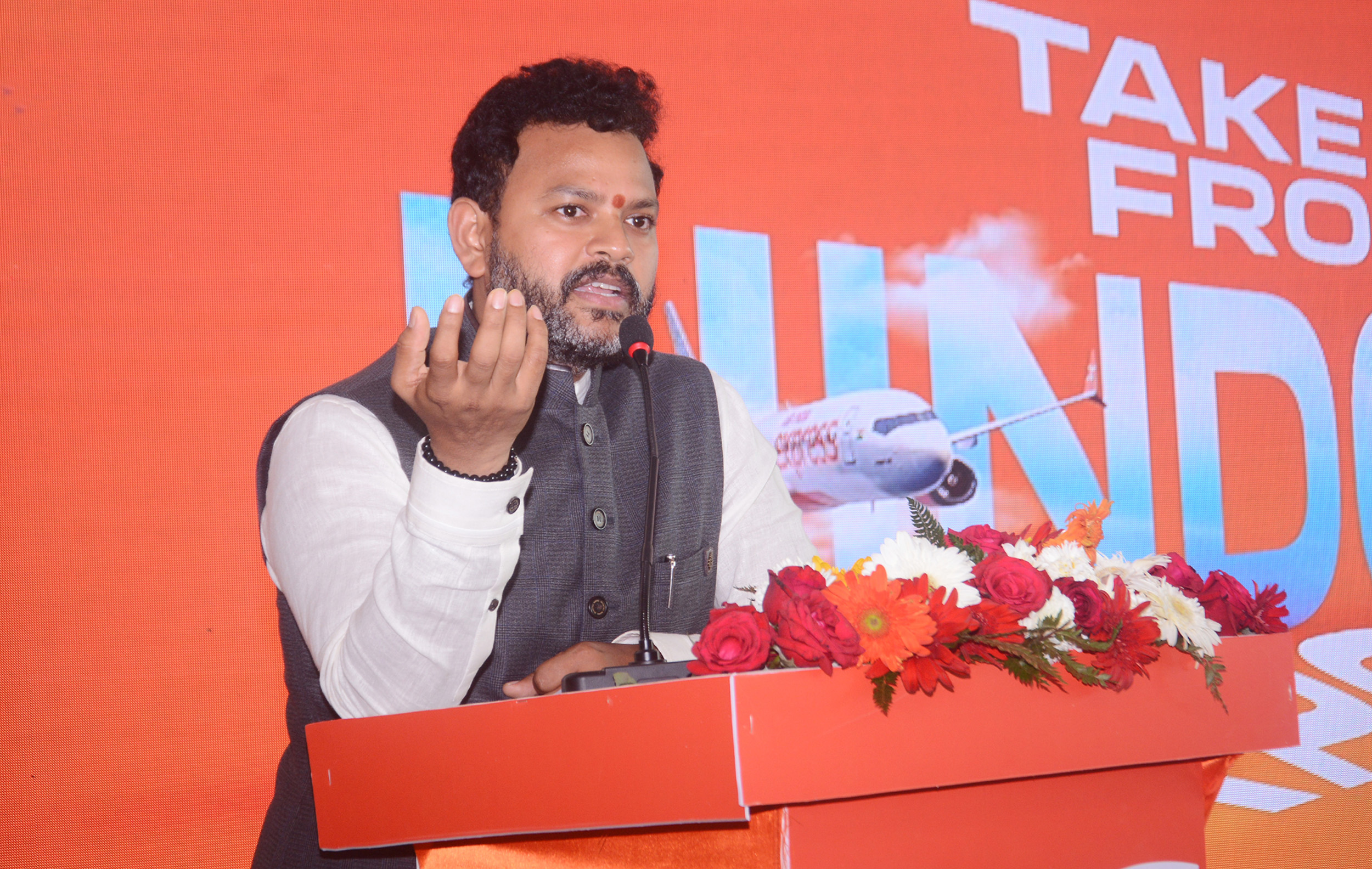 Ram Mohan Naidu Kinjarapu in Ghaziabad, India, on March 1, 2025 | Source: Getty Images