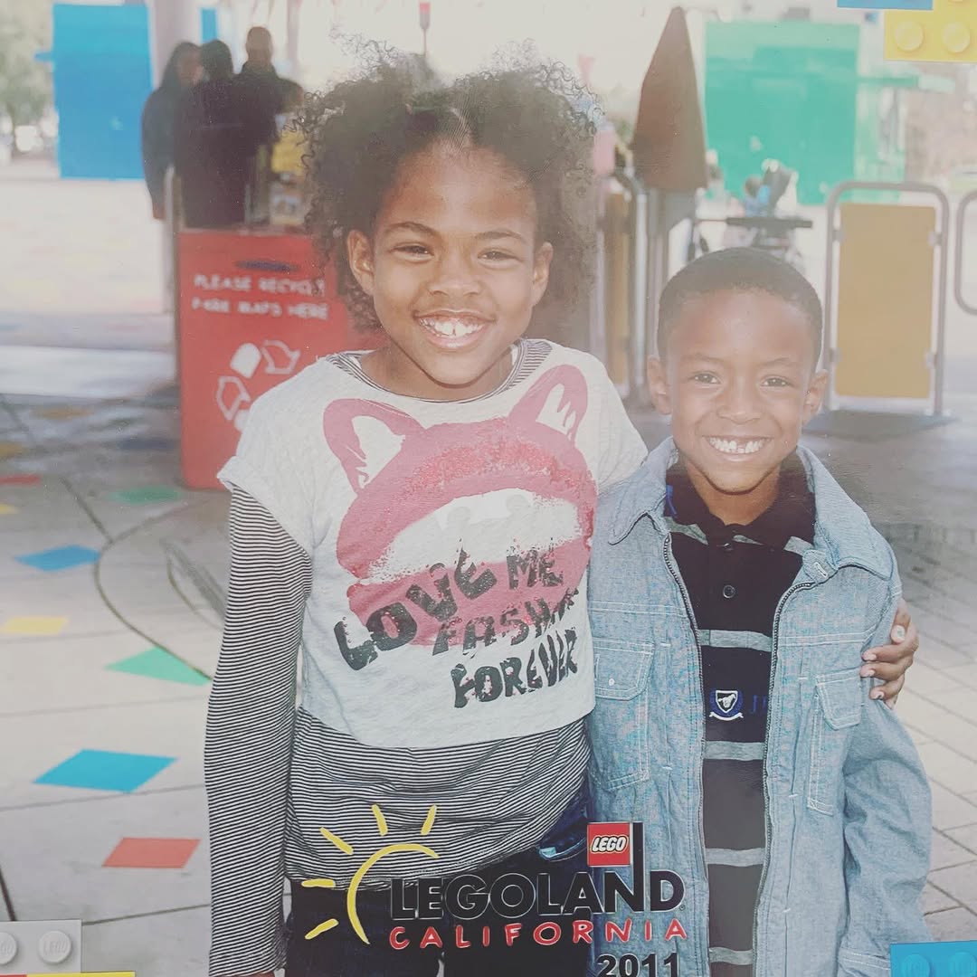 A nostalgic photo of Flex Alexander and Shanice's kids. | Source: Instagram/flexaforeal