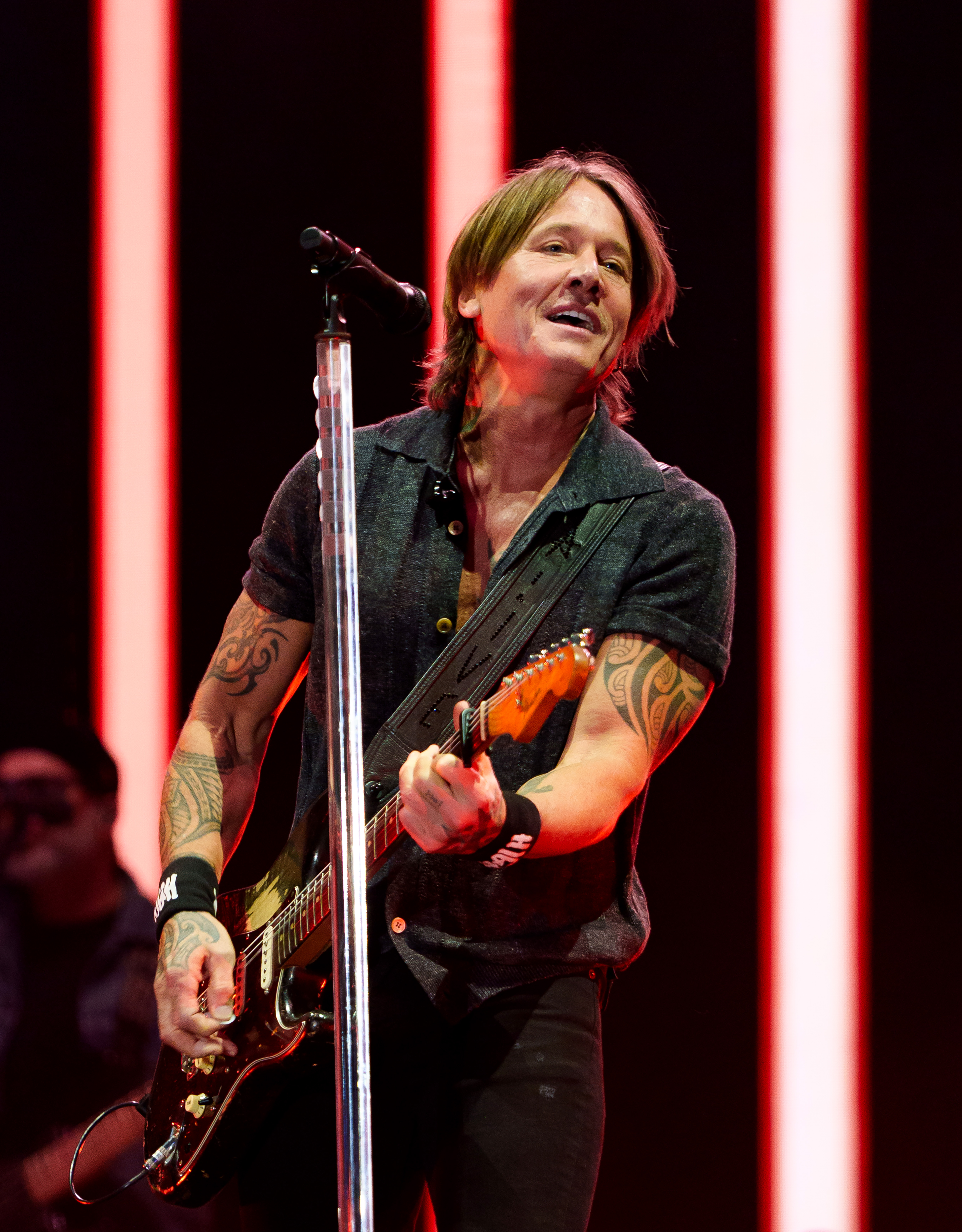Keith Urban, 58, performs onstage in July 2026. The singer would later perform “We Go Back,” a ballad about a man regretting losing the woman he once loved, during his August 22 concert in Atlantic City. | Source: Getty Images