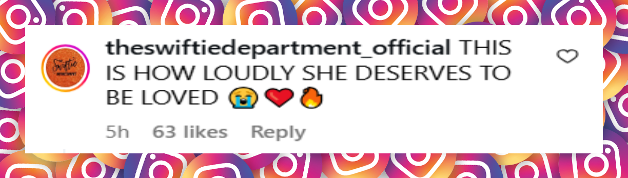 A netizen's comment about Jason Kelce's introduction of Taylor Swift on his podcast, co-hosted by Travis Kelce, from a clip posted August 13, 2025 | Source: Instagram/newheightshow