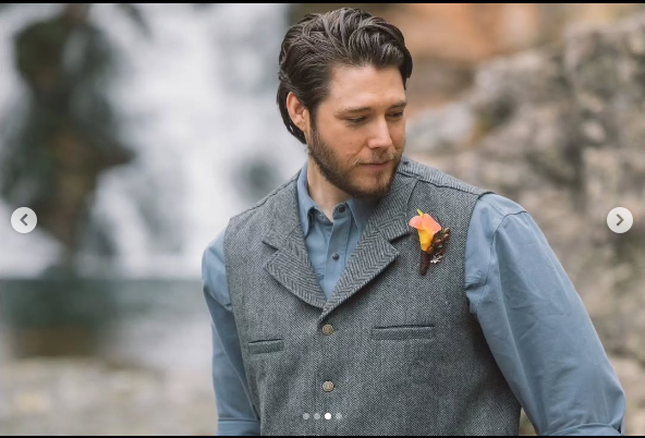 A photo of Adrianne Curry's husband, Matthew Rhode from their "Game of Thrones" inspired wedding posted on September 16, 2024 | Source: Instagram/adriannecurry
