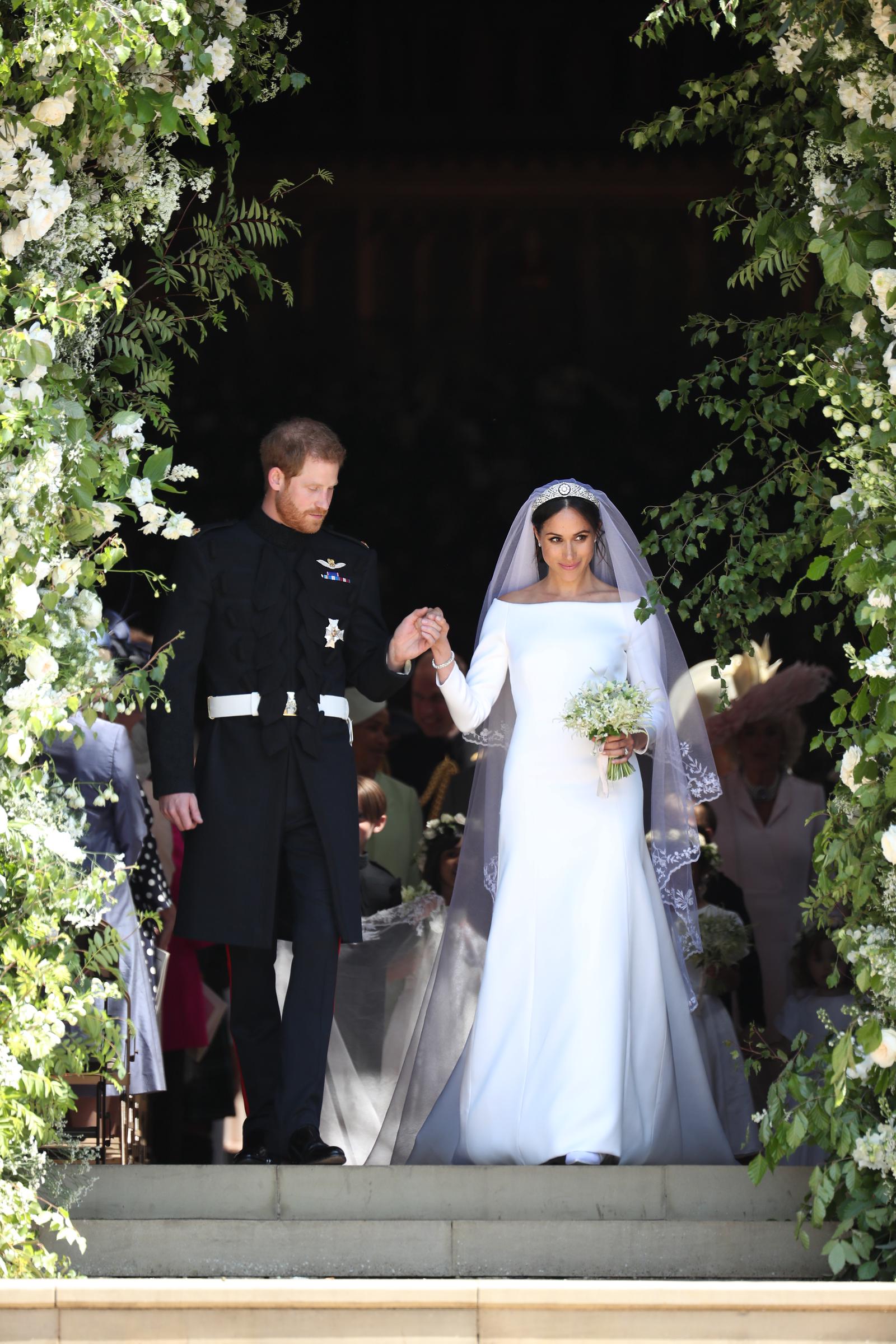 Meghan spent the night before her wedding at the historic Cliveden House Hotel in Taplow, accompanied by her mother, Doria Ragland. The country estate has a history stretching back more than three centuries. | Source: Getty Images.