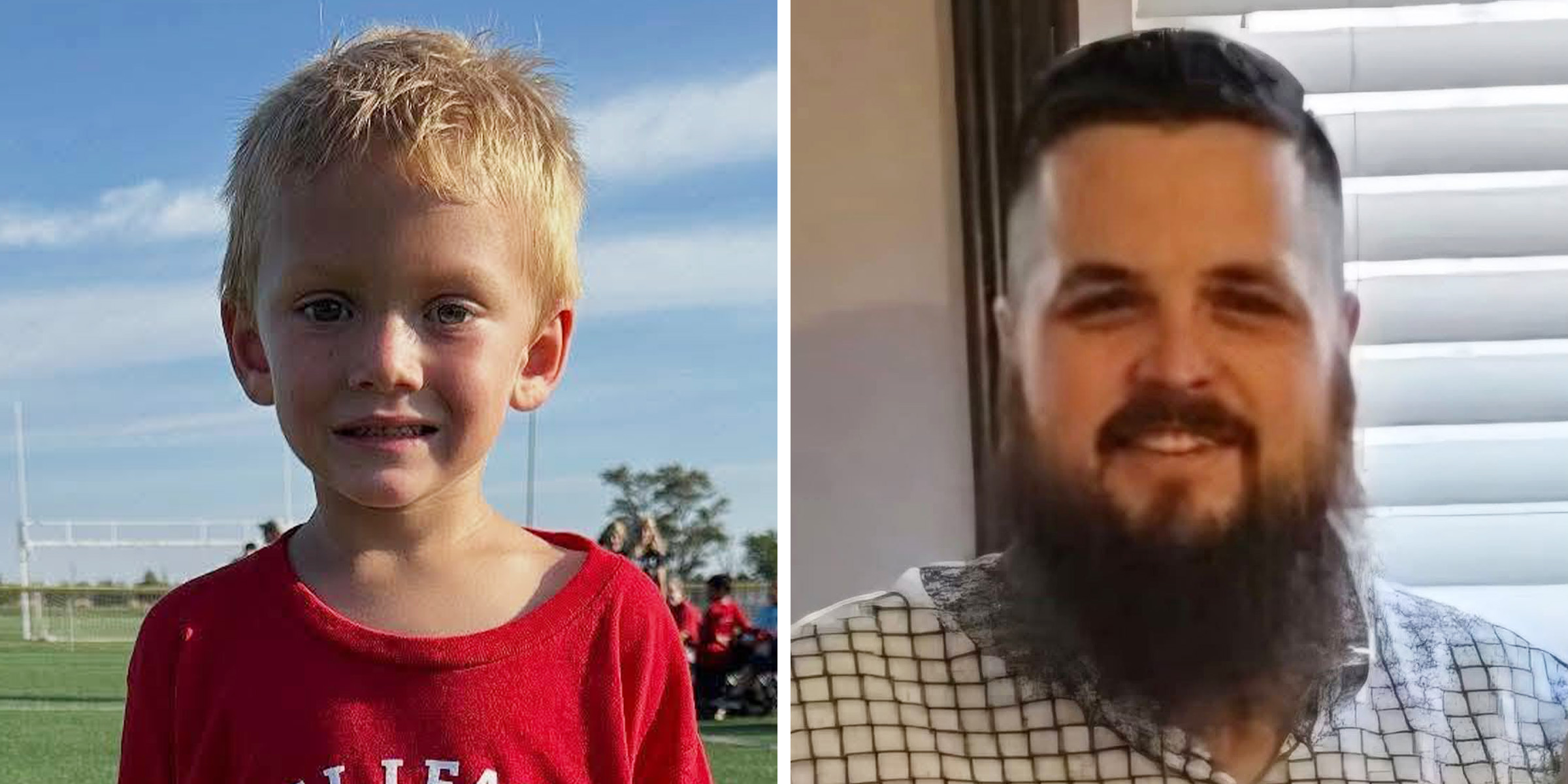 The six-year-old Cole Adrian and 35-year-old Nicholas Schafer | Source: Facebook/Onpoint Updates