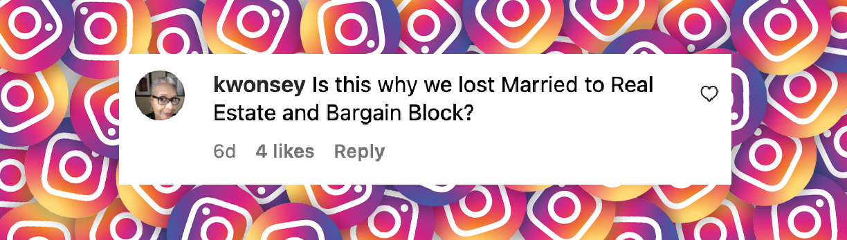 A netizen's reaction to Jonathan and Drew Scott's new HGTV show, posted on June 26, 2025 | Source: Instagram/propertybrothers