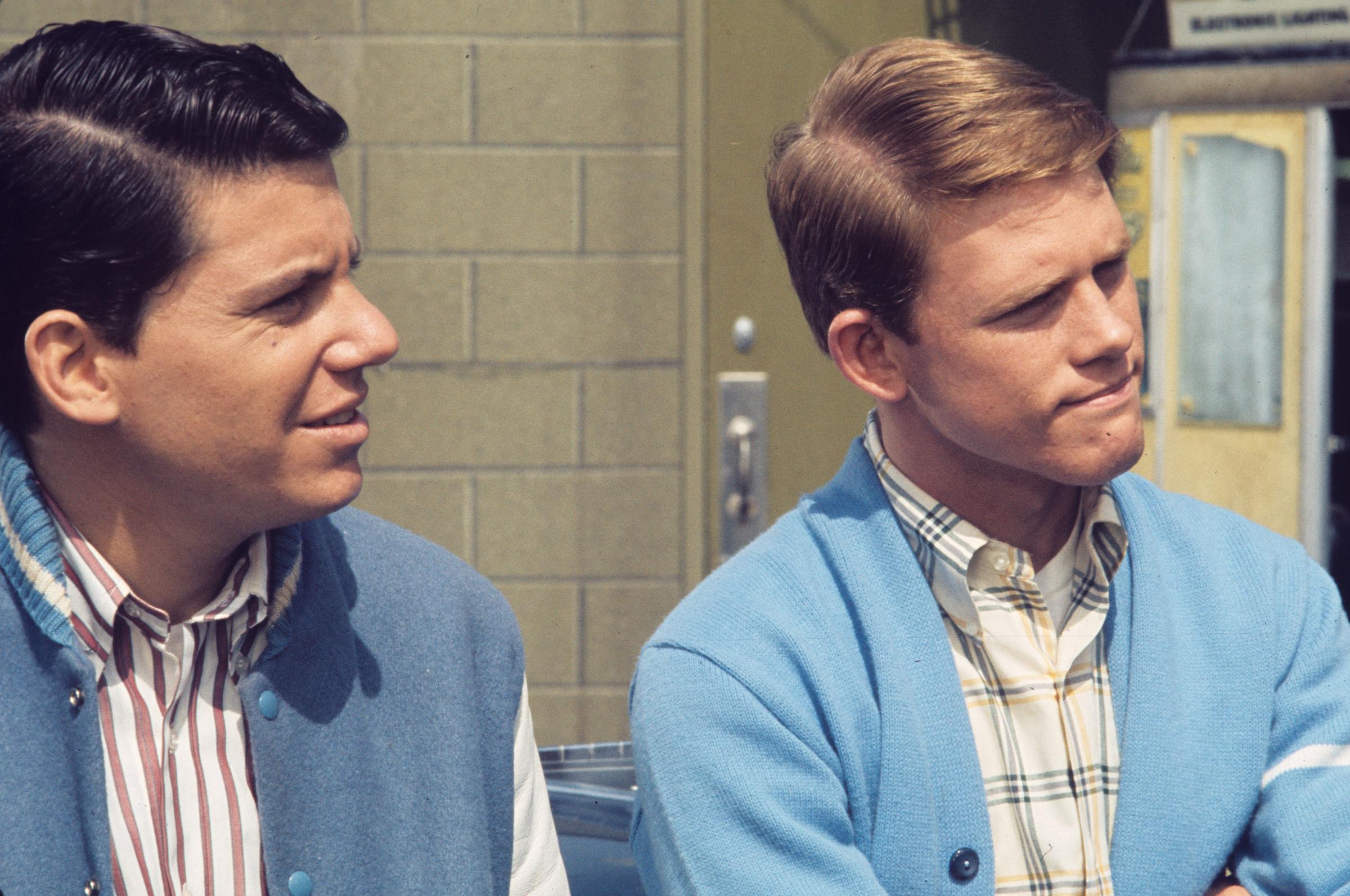Anson Williams is pictured with Ron Howard during the first season of Happy Days, years before he would build an extensive career directing hit television series. | Source: Getty Images