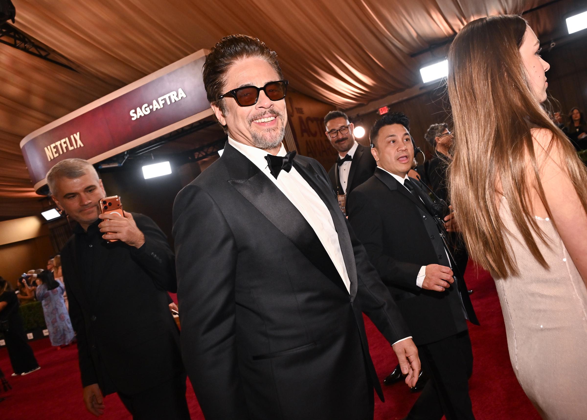 Benicio del Toro at the 32nd Annual Actor Awards on March 1, 2026 | Source: Getty Images