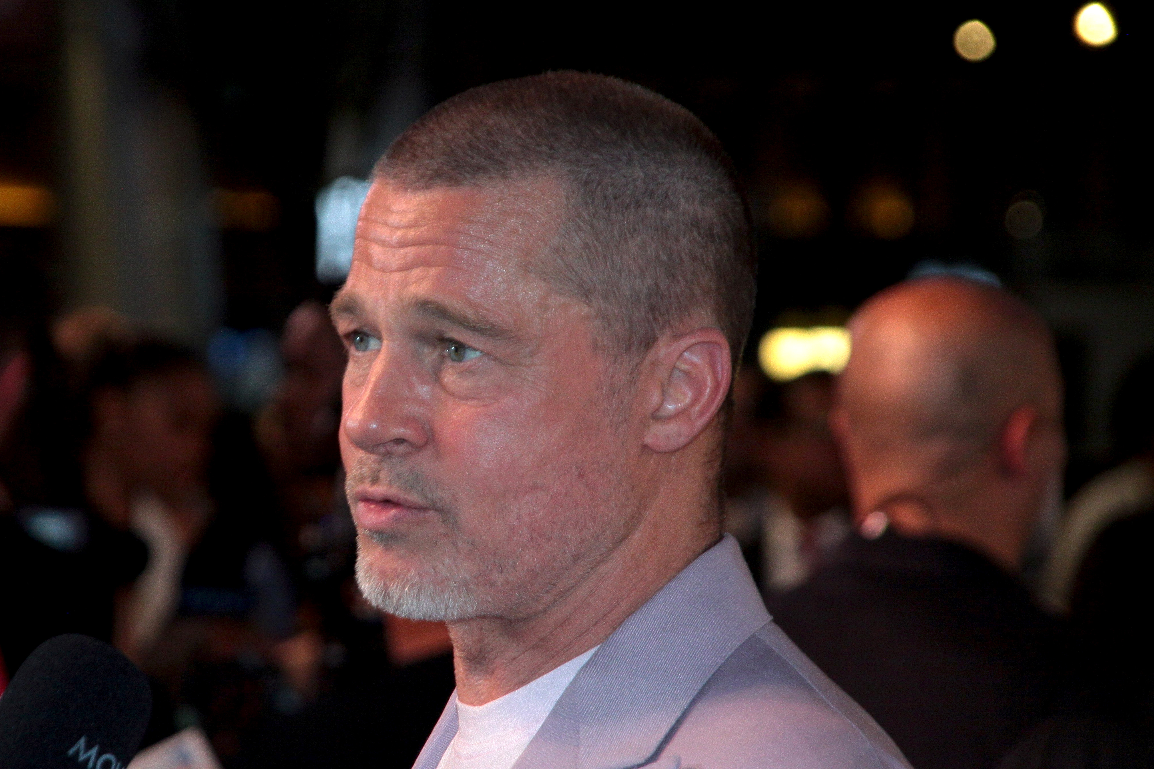 Brad Pitt stepped onto the red carpet in Mexico City on June 9, 2025. De Ramon joined him for much of the promotional run for his Formula One-inspired movie. | Source: Getty Images