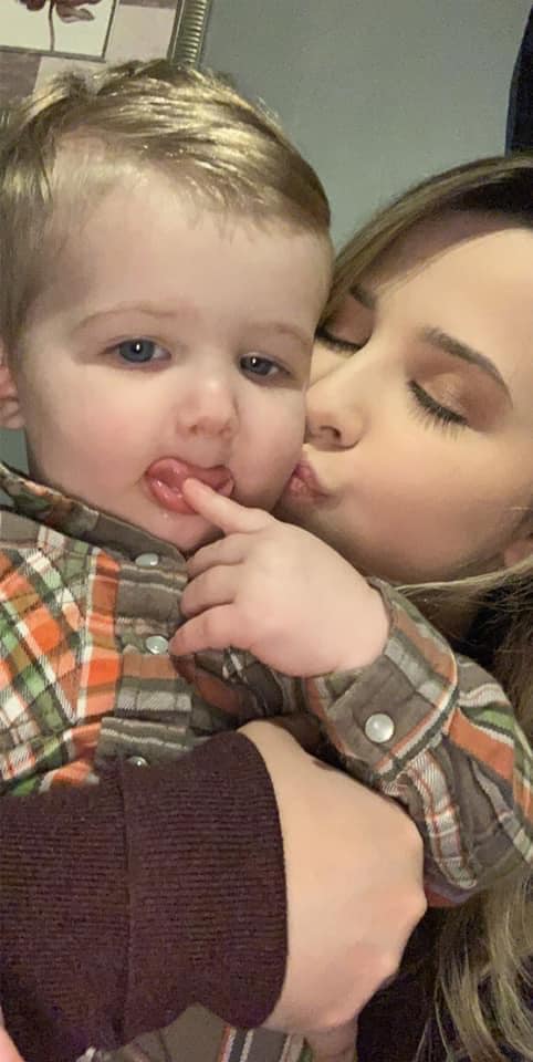 The little boy sharing a sweet moment with a loved one, posted on April 28, 2021. | Source: Facebook/Prayers for Blake