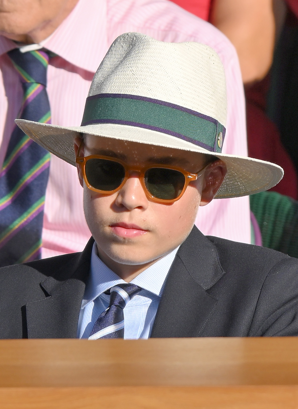 The heat did not help Prince George of Wales cope with the overwhelming atmosphere of the event as he is still just a child. | Source: Getty Images