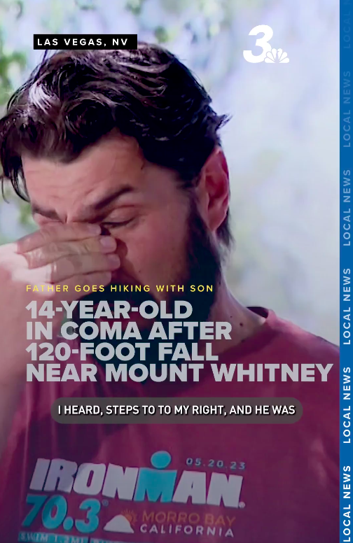 Ryan Wach explaining what happened during the hike with his son, Zane Wach, posted on June 22, 2025. | Source: X/@News3LV