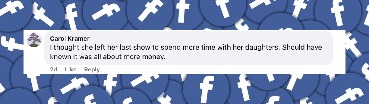 A fan comment dated May 12, 2025 | Source: Facebook/meawwcom