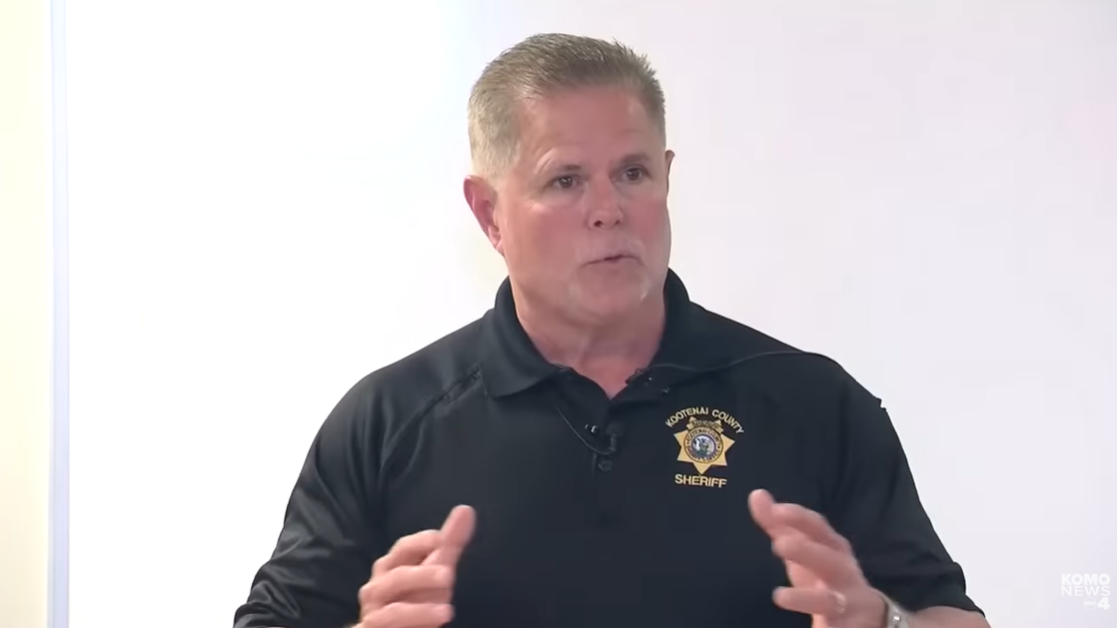 Kootenai County Sheriff Robert Norris addresses the media following the deadly ambush on firefighters in Coeur d'Alene, posted on June 29, 2025 | Source: YouTube/komonews
