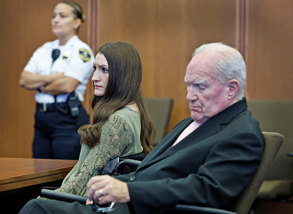 Lindsay Clancy is pictured here in court as her own case moved through the legal process. | Source: Getty Images