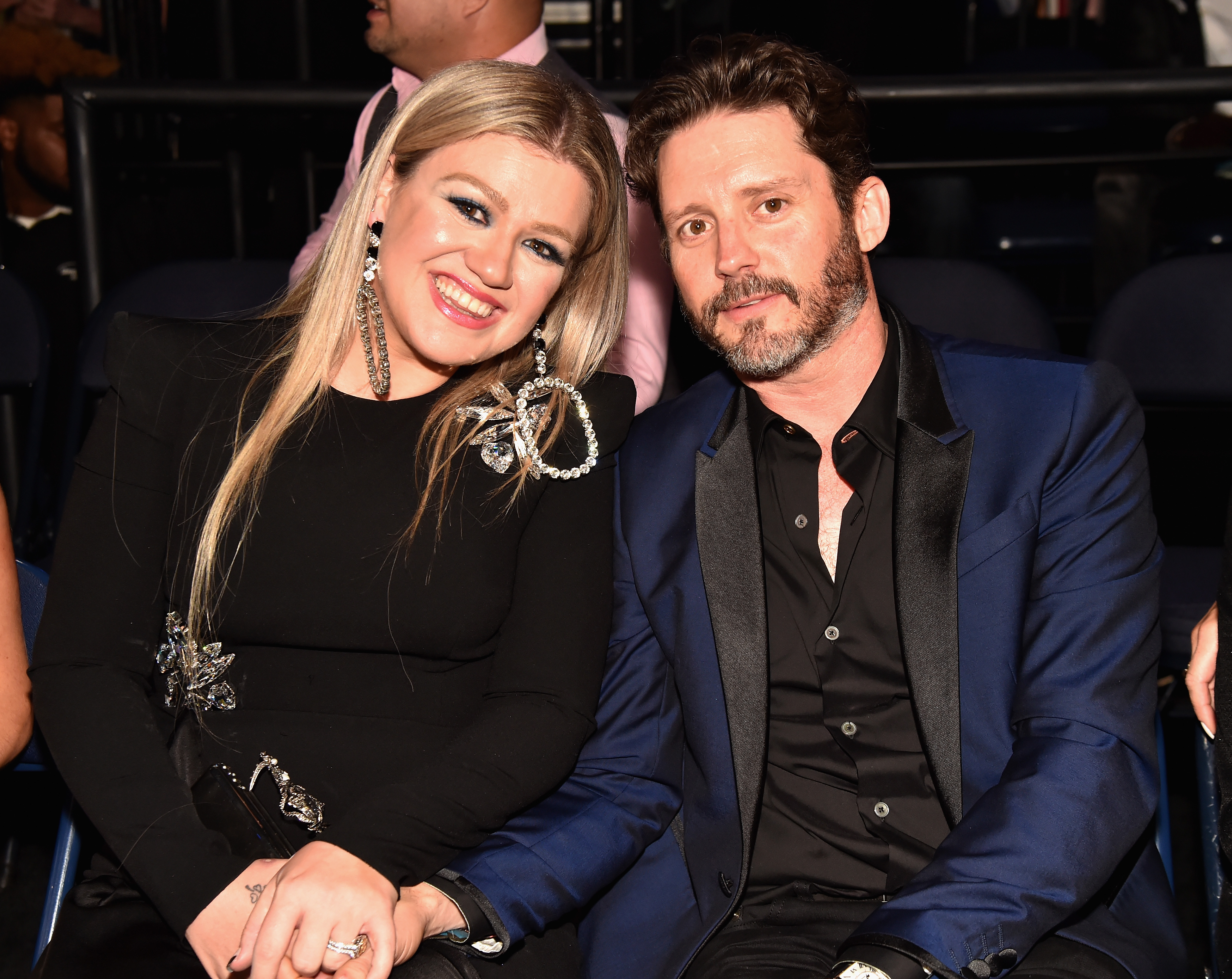 Kelly Clarkson and Brandon Blackstock attend the CMT Music Awards at Bridgestone Arena on June 6, 2018 in Nashville, Tennessee | Source: Getty Images