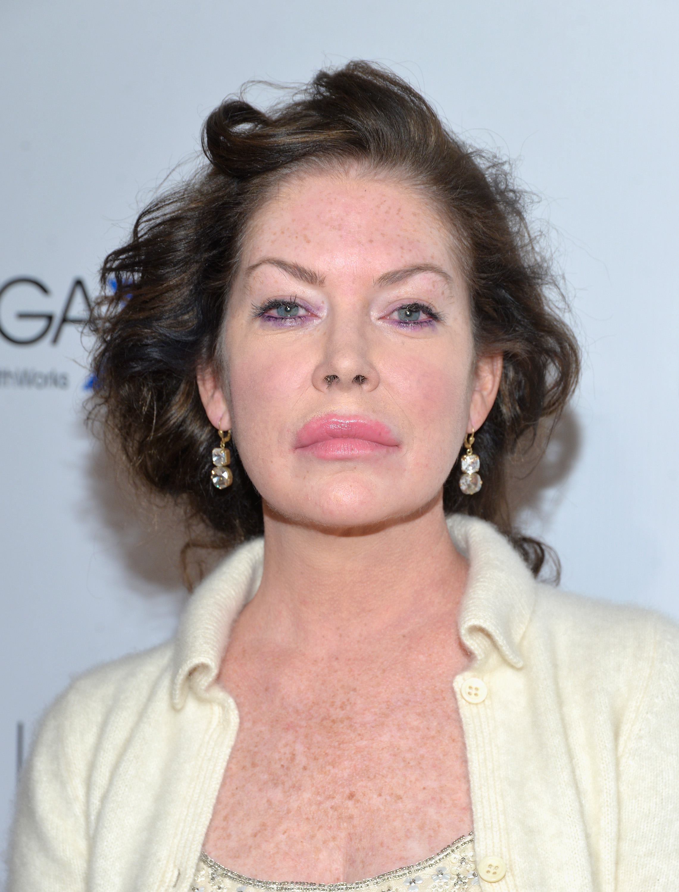 Boyle poses for another photograph during the 2017 D.R.E.A.M. Gala in Beverly Hills. Although she had largely stepped back from the Hollywood spotlight in the years leading up to the event, she continued to make occasional appearances while remaining active in the entertainment industry.