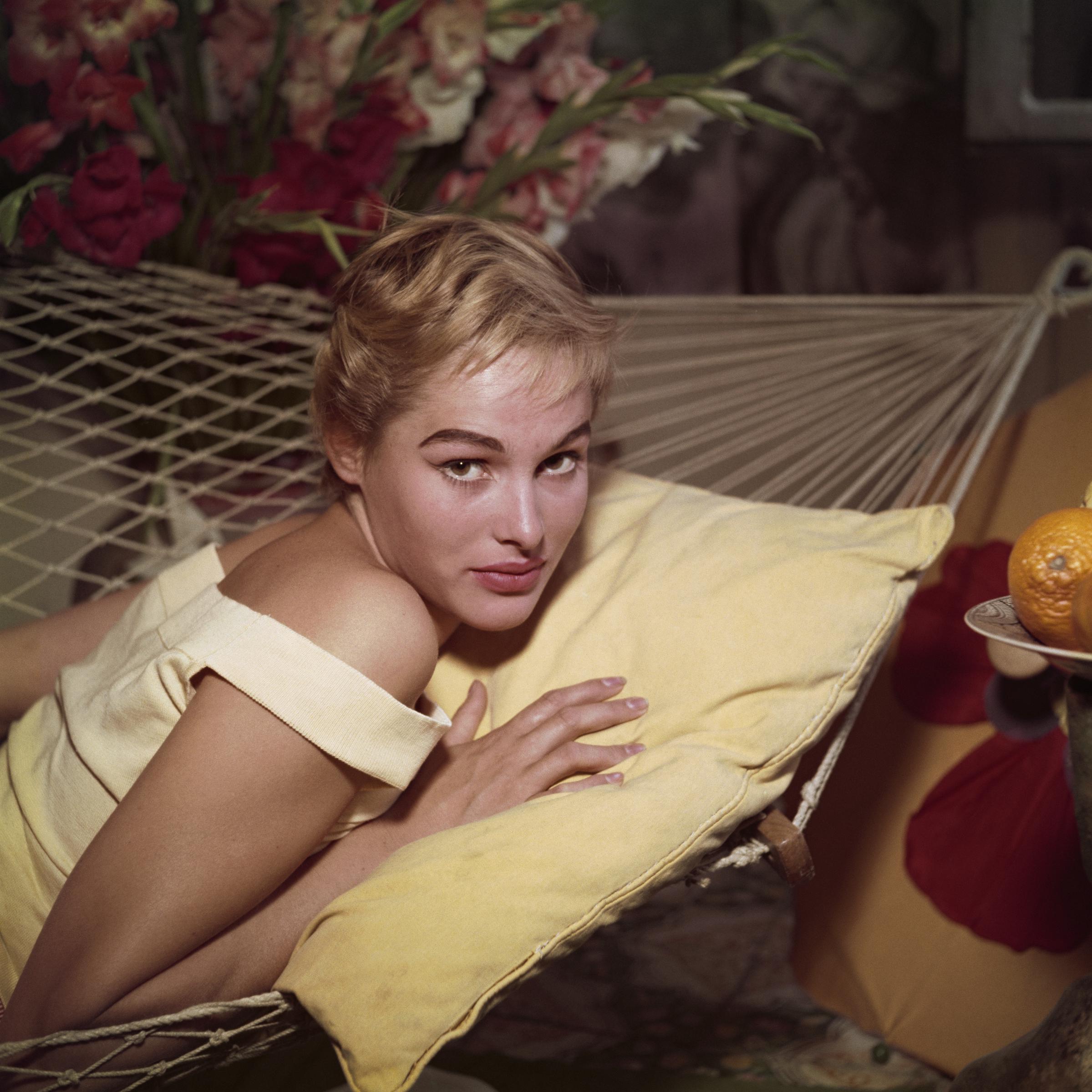 The actress photographed on January 1, 1955, in Rome, Italy. | Source: Getty Images