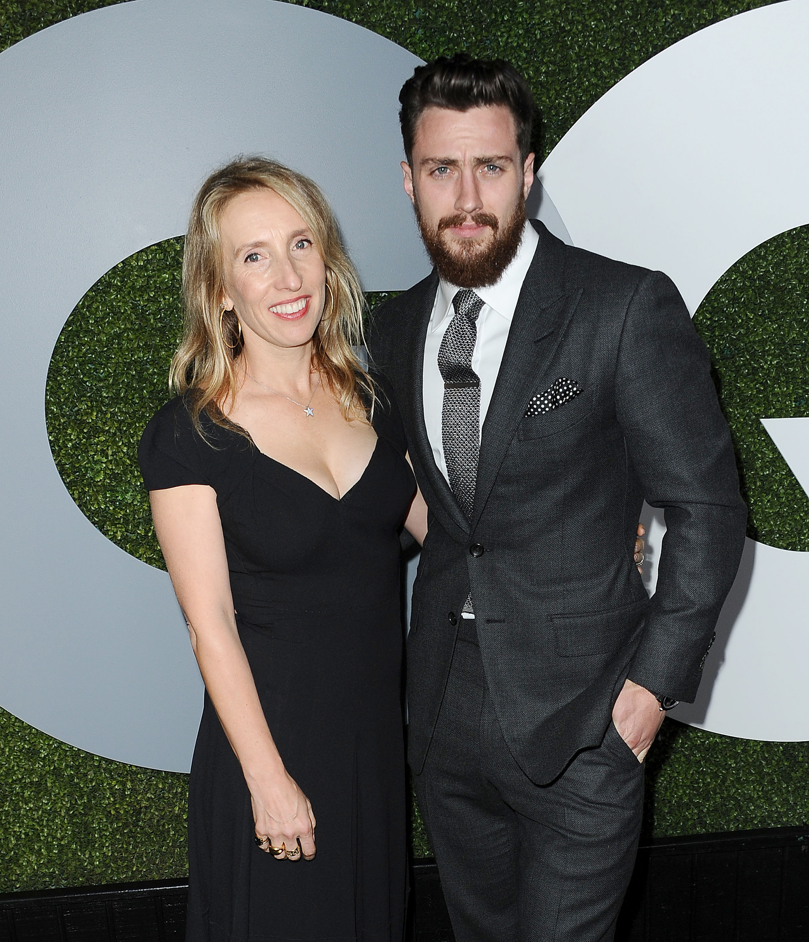 Sam Taylor-Johnson and Aaron Taylor-Johnson attend the GQ Men of the Year party at the Chateau Marmont on December 8, 2016 in Los Angeles, California. | Source: Getty Images