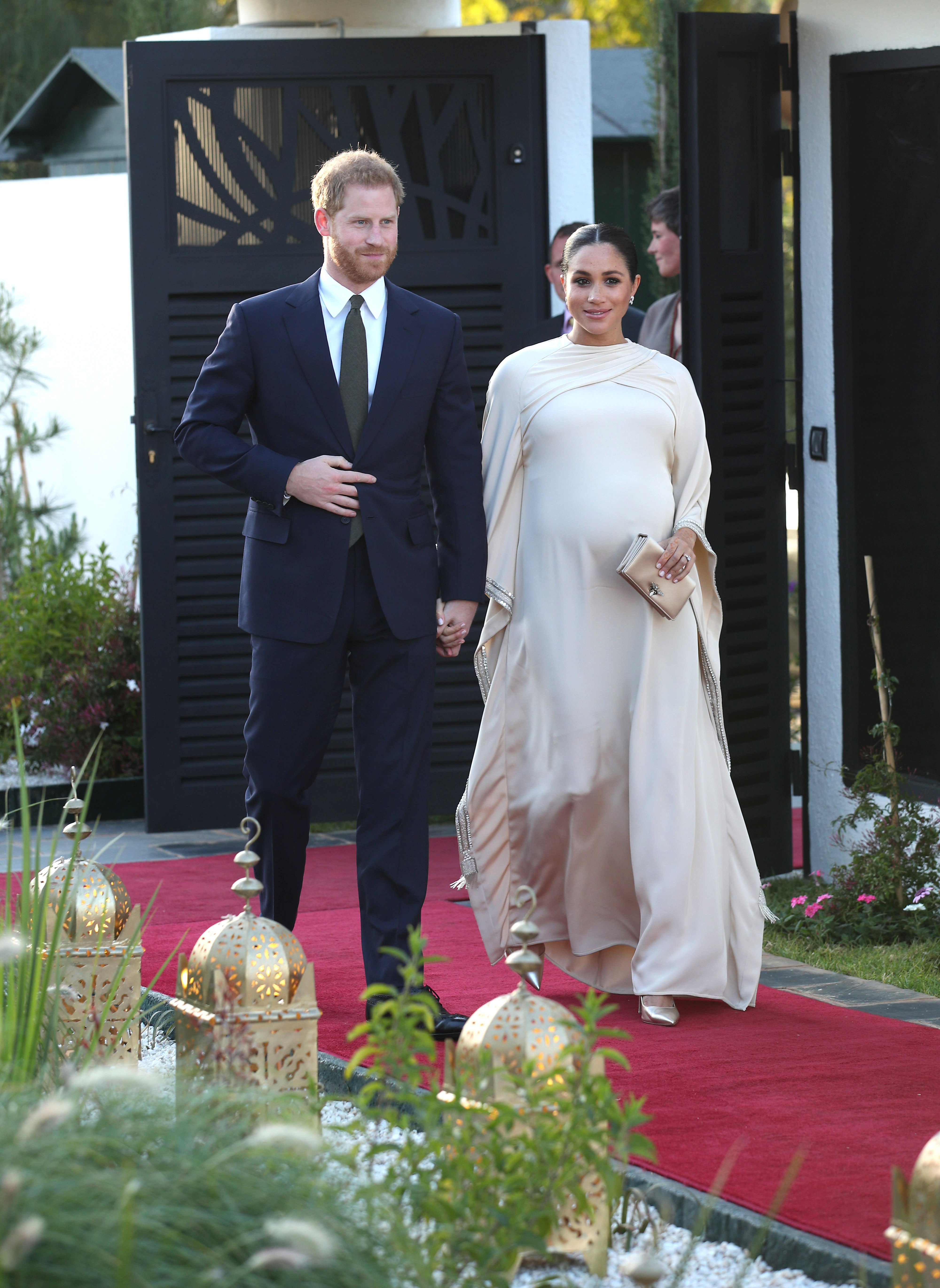 Meghan Markle and Prince Harry on February 24, 2019 in Rabat, Morocco | Photo: Getty Images