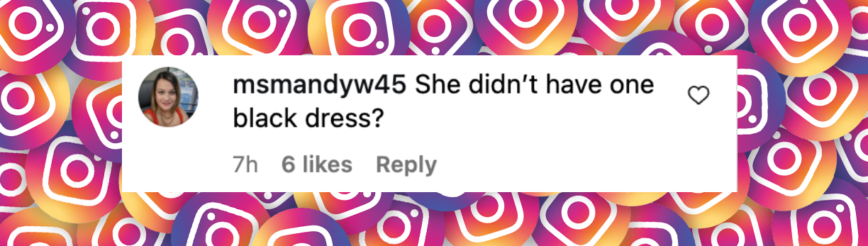 A netizen comment dated August 24, 2025 | Source: Instagram/tmz