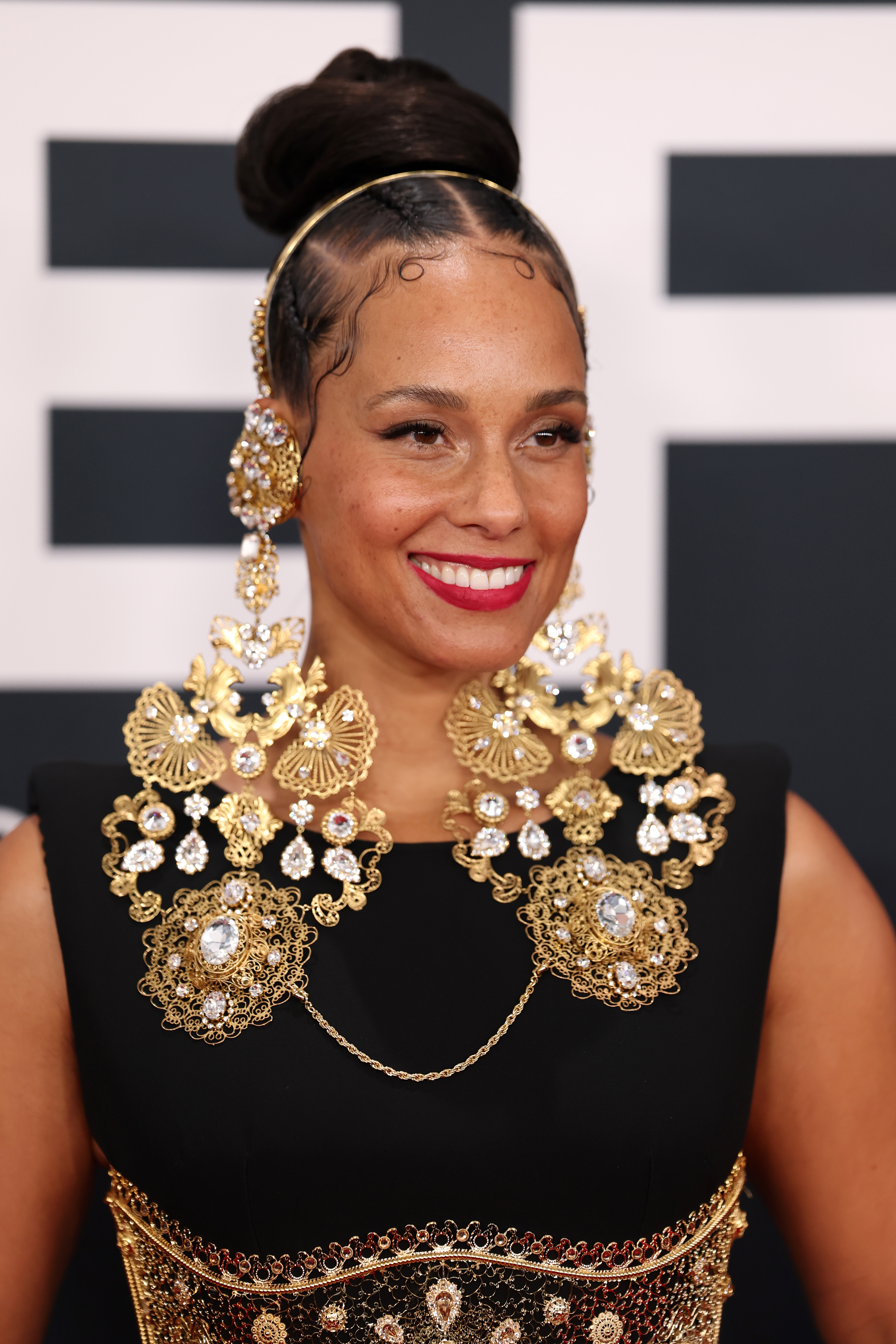 Alicia Keys at the 67th Annual GRAMMY Awards in Los Angeles, California on February 2, 2025. | Source: Getty Images