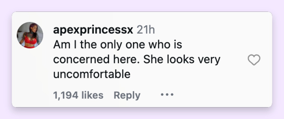 One viewer admitted they were concerned by Christina Applegate's appearance, reflecting the mix of emotions surrounding her return to Instagram. | Source: Instagram/christinaapplegate