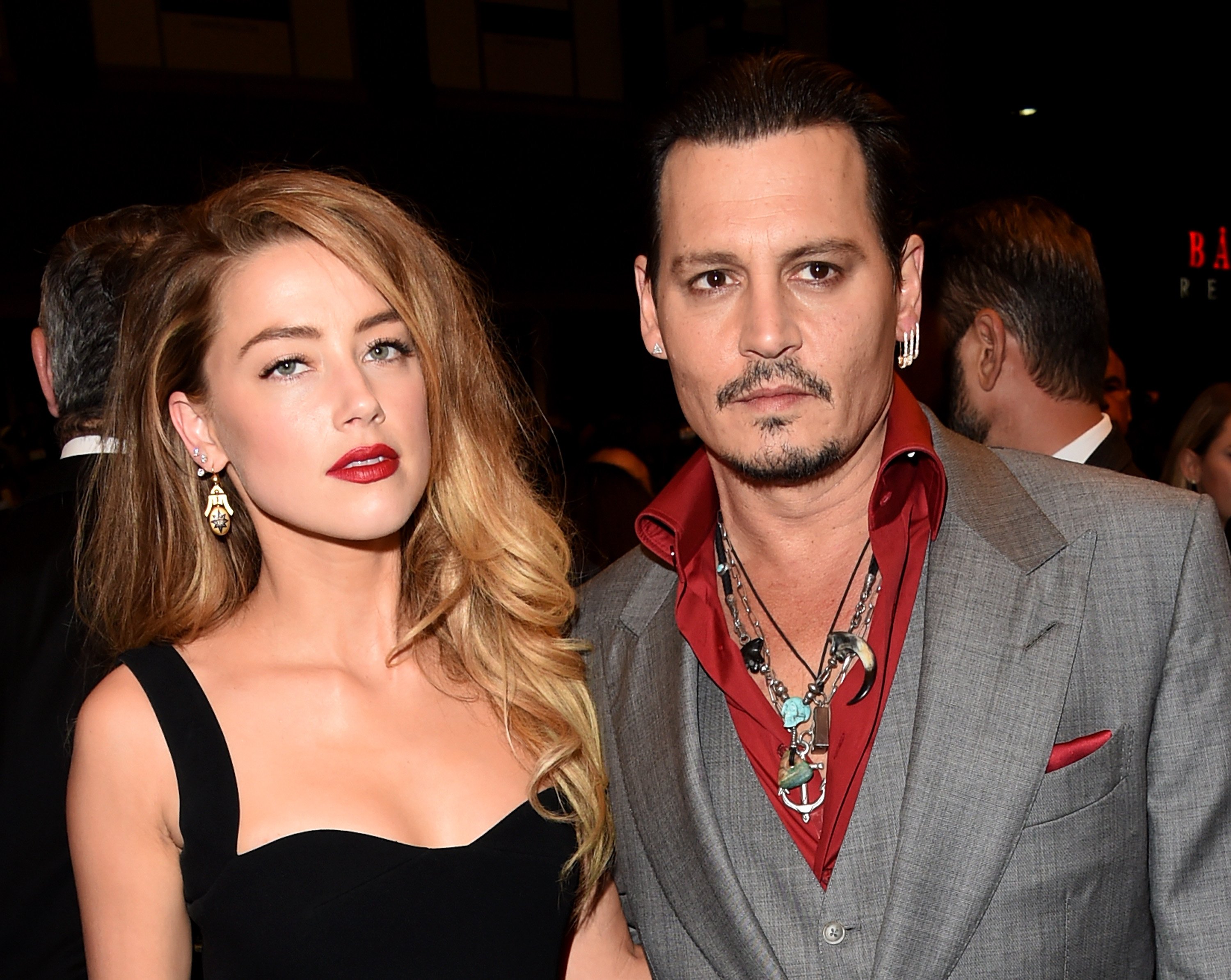 Johnny Depp and Amber Heard attend the "Black Mass" premiere during the 2015 Toronto International Film Festival on September 14, 2015 | Source: Getty Images