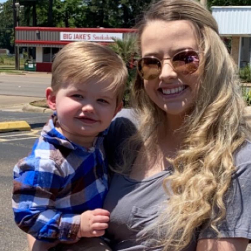 The little boy with a loved one, posted on May 13, 2021. | Source: Facebook/Prayers for Blake