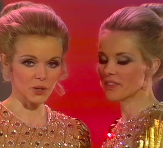 The Kessler Twins singing during a past appearance on "The Ed Sullivan Show," posted on November 18, 2025. | Source: Instagram/theedsullivanshow