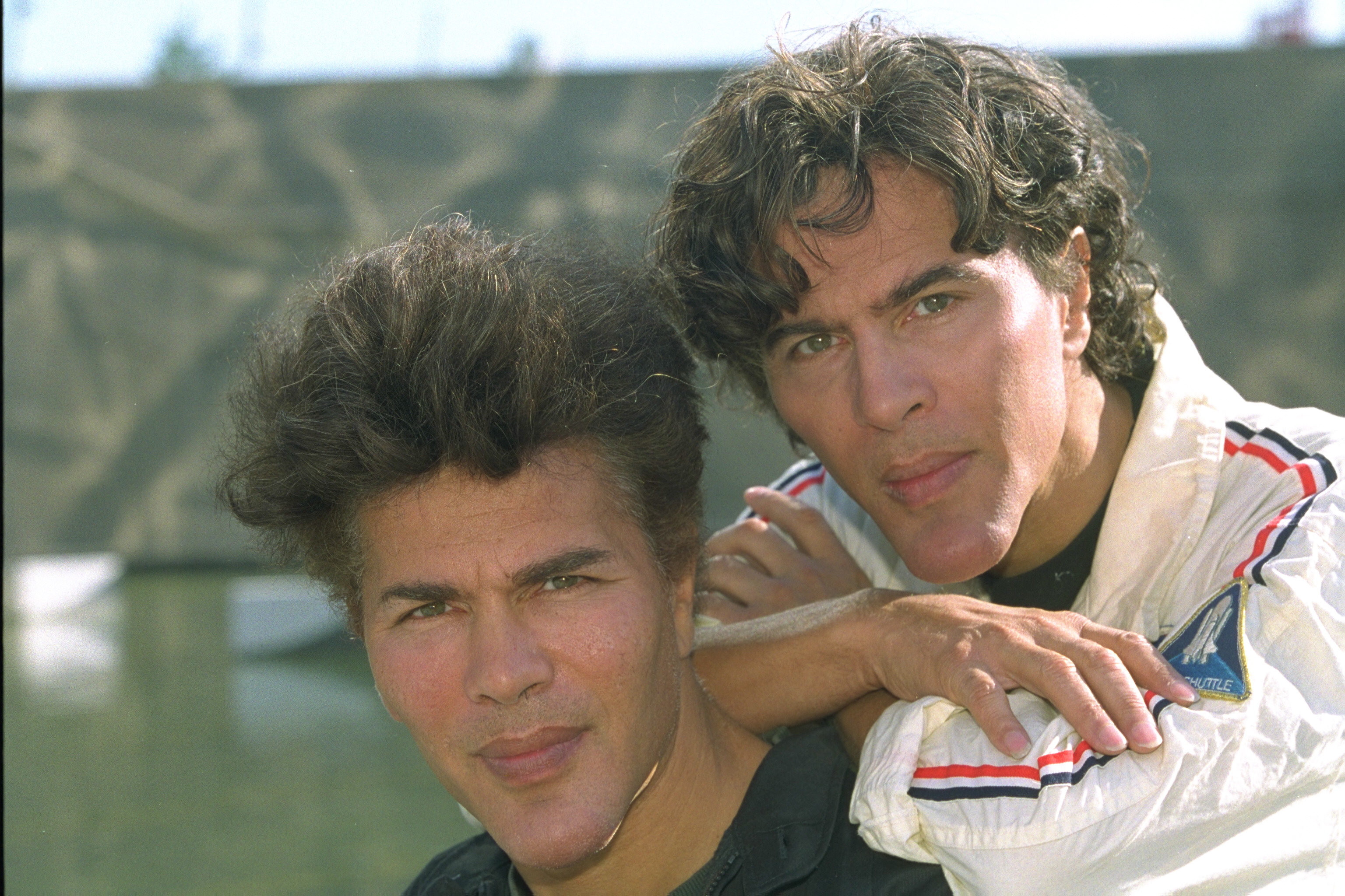 Close-up photos of Grichka and Igor Bogdanoff show their noticeably sharp and angular facial structure, particularly around the jawline. This look emerged around the time they were believed to have undergone cosmetic enhancements.