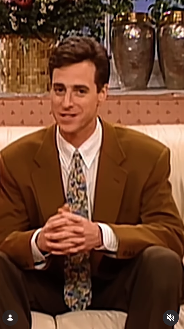 But the best part of the video was definitely the inclusion of a throwback clip of Bob Saget as Danny Tanner, saying that famous line. | Source: Instagram/loriloughlin