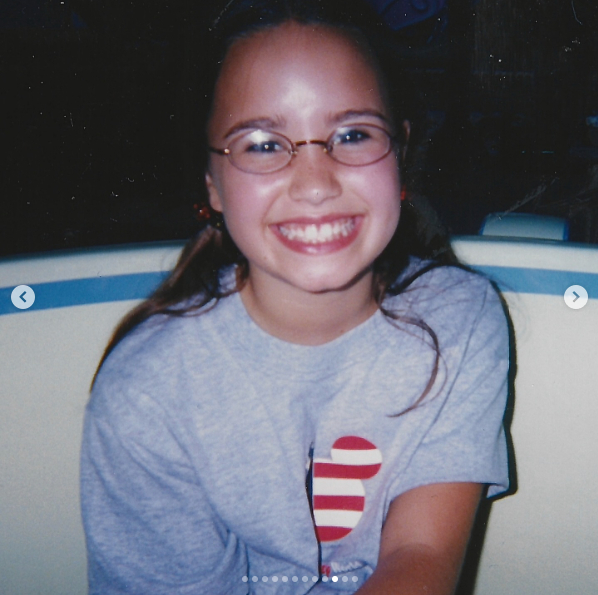 A screenshot of the famous actress during her younger years from a post dated September 14, 2024. | Source: Instagram/ddlovato
