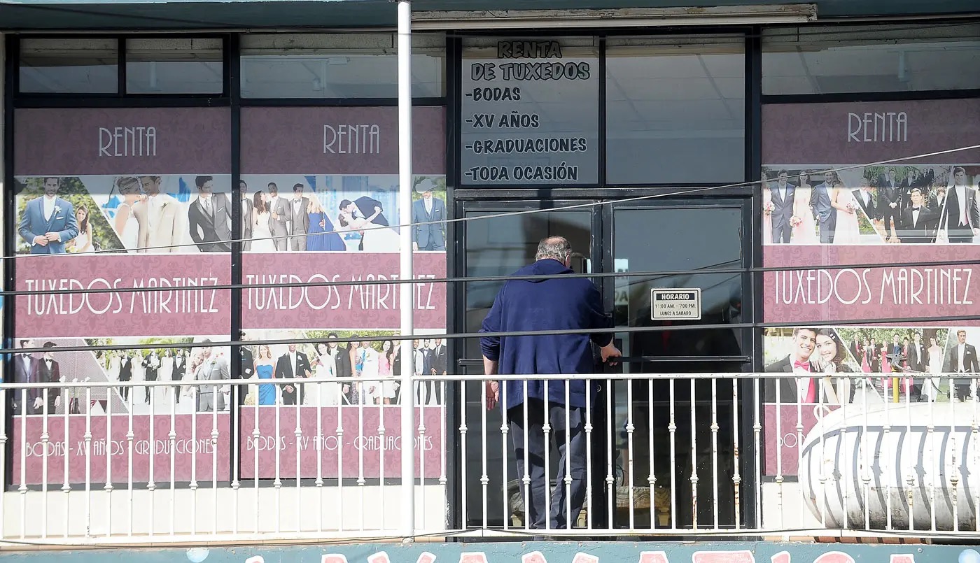 Martinez Tuxedos in Rosarito, Mexico, became one of the locations linked to Thomas Markle's controversial pre-wedding photo shoot in 2018. The shop attracted media attention just days before he announced he would miss his daughter's royal wedding. | Source: Getty Images.