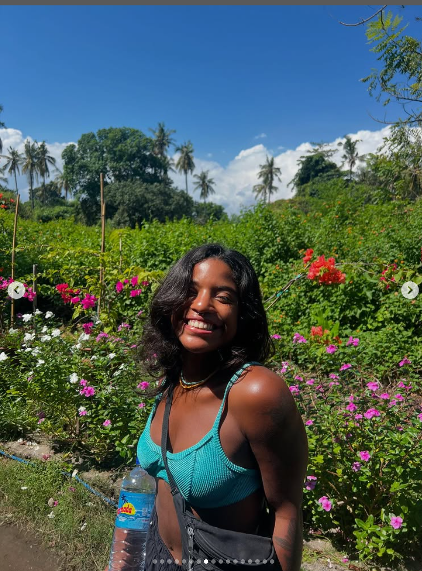 Juliana Marins smiles as she explores nature on her hike, from a post dated June 11, 2025 | Source: Instagram/ajulianamarins