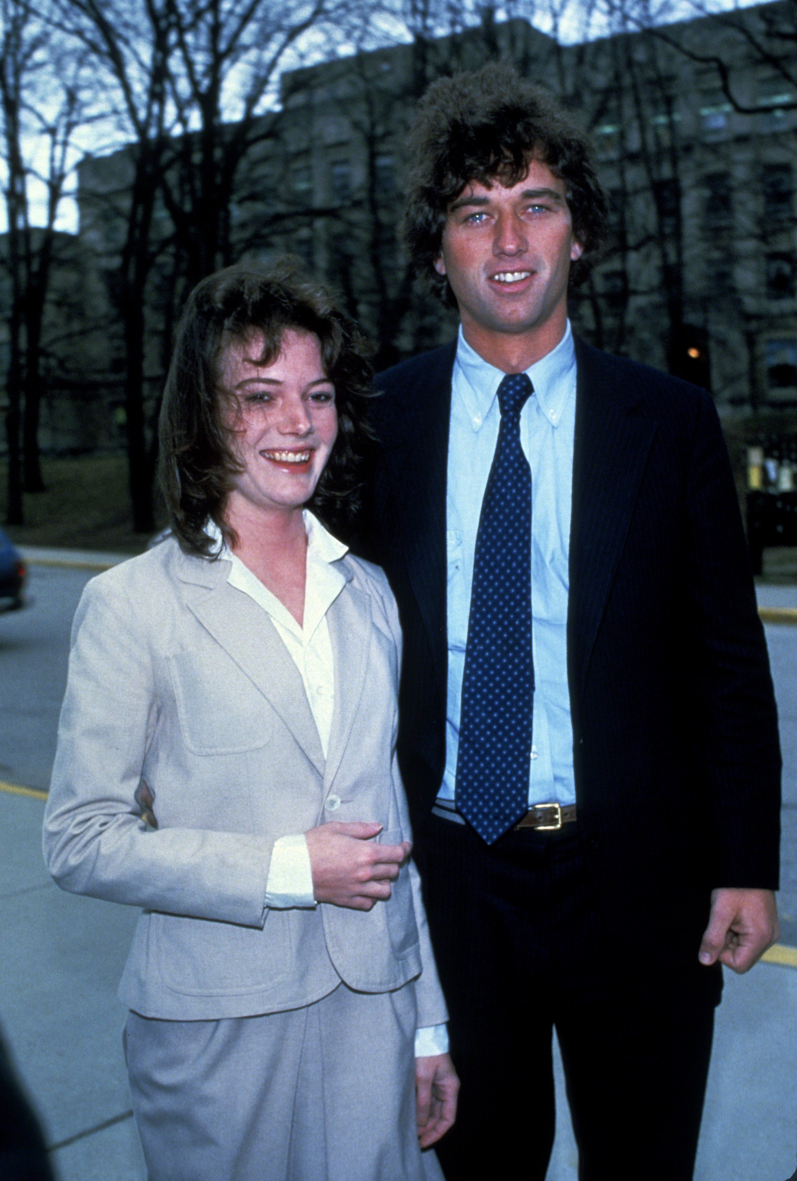 Robert F. Kennedy Jr. and Emily Ruth Black photographed the day before their wedding on April 2, 1982, in Bloomington, Indiana. | Source: Getty Images