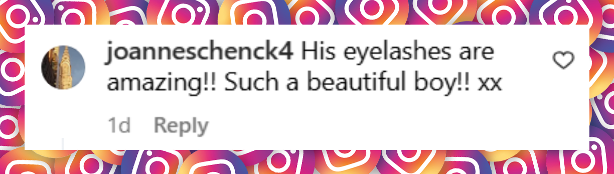 A netizen's comment about Kelly Osbourne's son Sidney from a post dated July 16, 2025 | Source: Instagram/kellyosbourne
