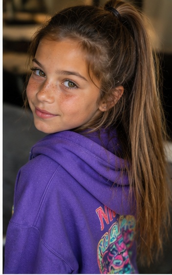 Their daughter could've had brown hair. | Source: ChatGPT