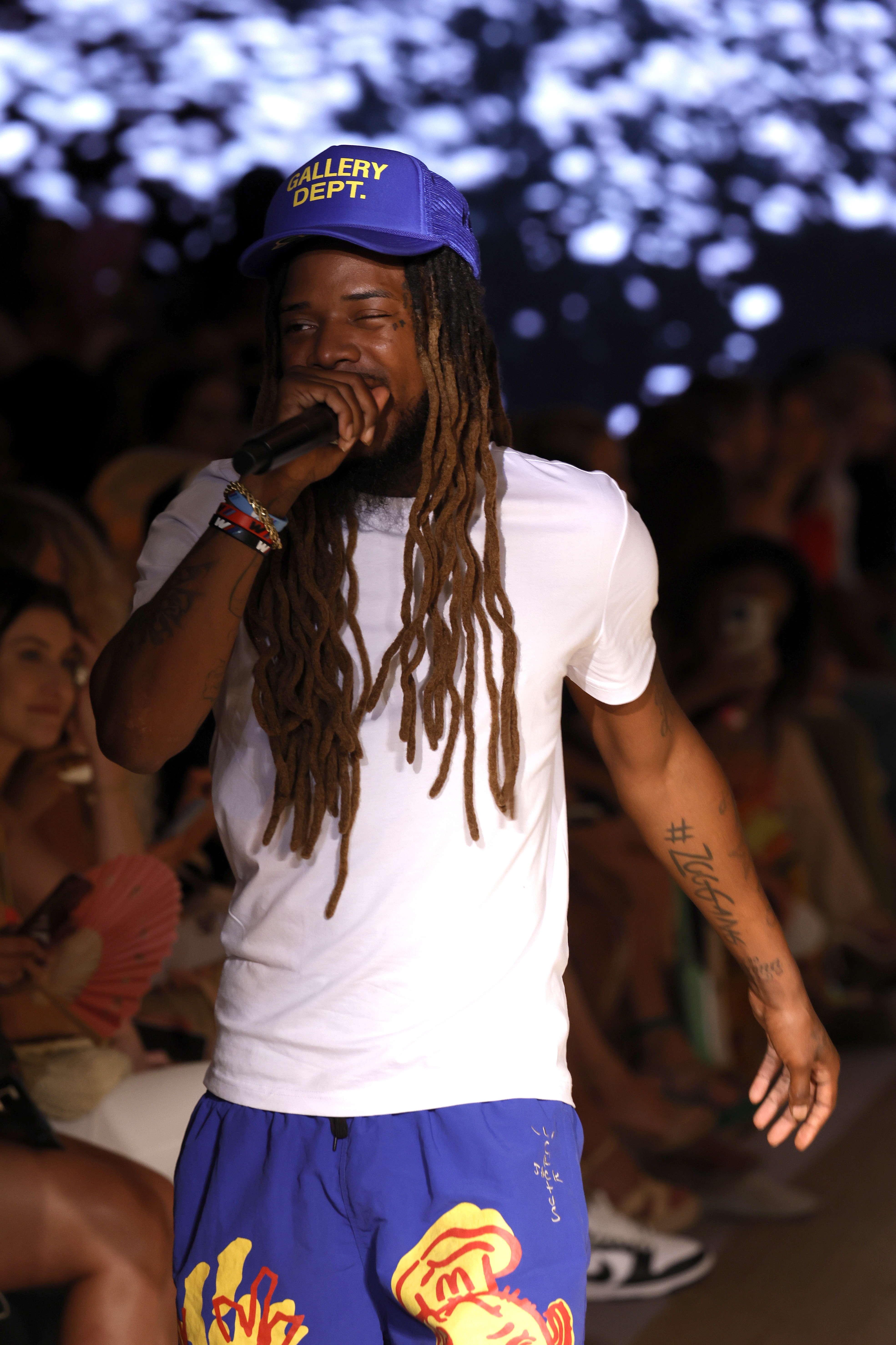 Fetty Wap performs on the runway for Abyss By Abby Collection at The Paraiso Tent in Miami Beach, Florida on July 14, 2022. | Source: Getty Images