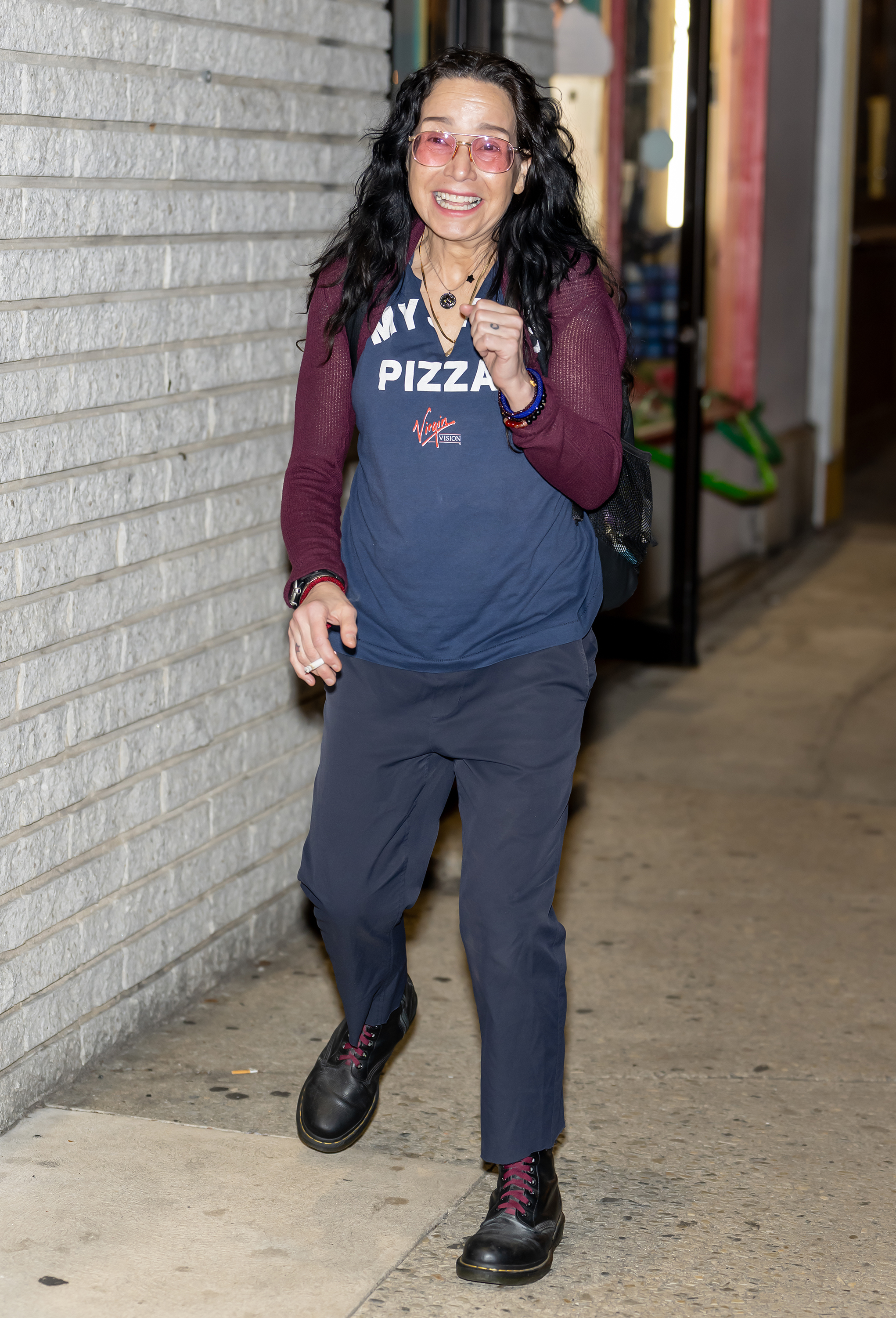 Garofalo said she and Cohen finally had the decades-old marriage dissolved shortly before appearing together at a "Ben Stiller Show" reunion. "We were married for 20 years until this evening," she told the audience with characteristic deadpan humor.