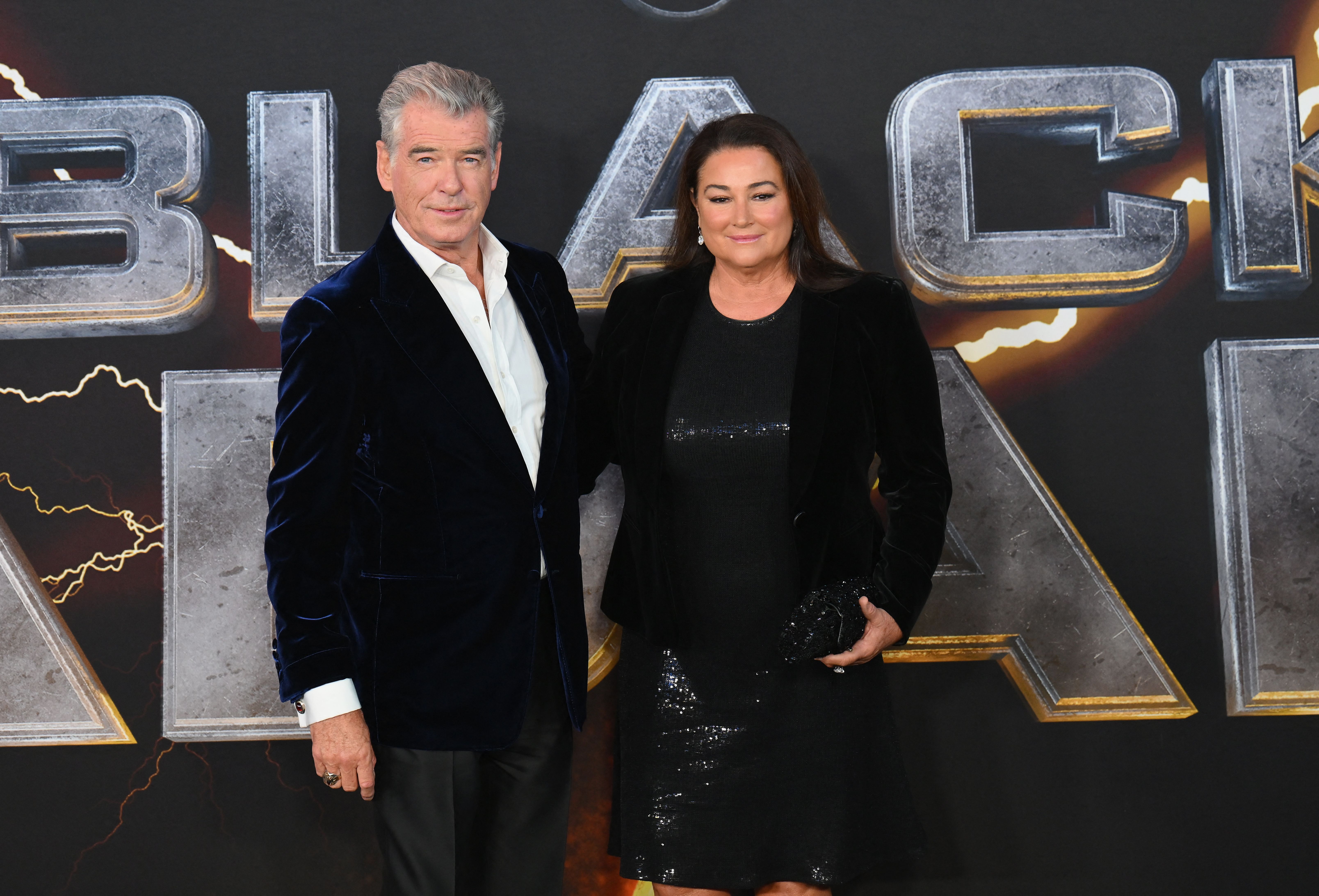 Pierce played Doctor Fate in "Black Adam" and wore his own wedding ring while filming, keeping a reminder of Keely close to him. | Source: Getty Images