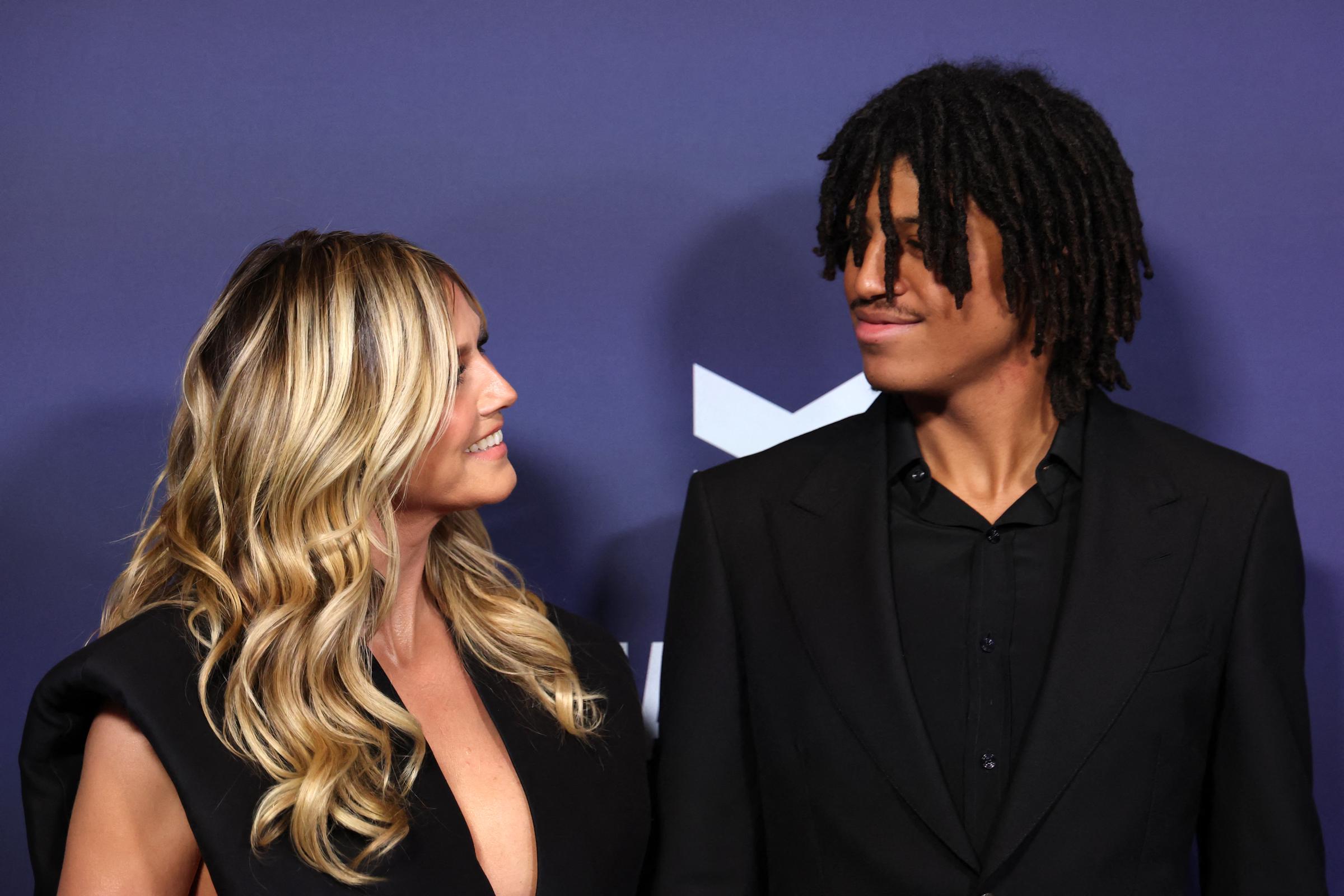 Heidi Klum and Henry Samuel arrive for the 51st American Music Awards on May 26, 2025, in Las Vegas, Nevada. | Source: Getty Images