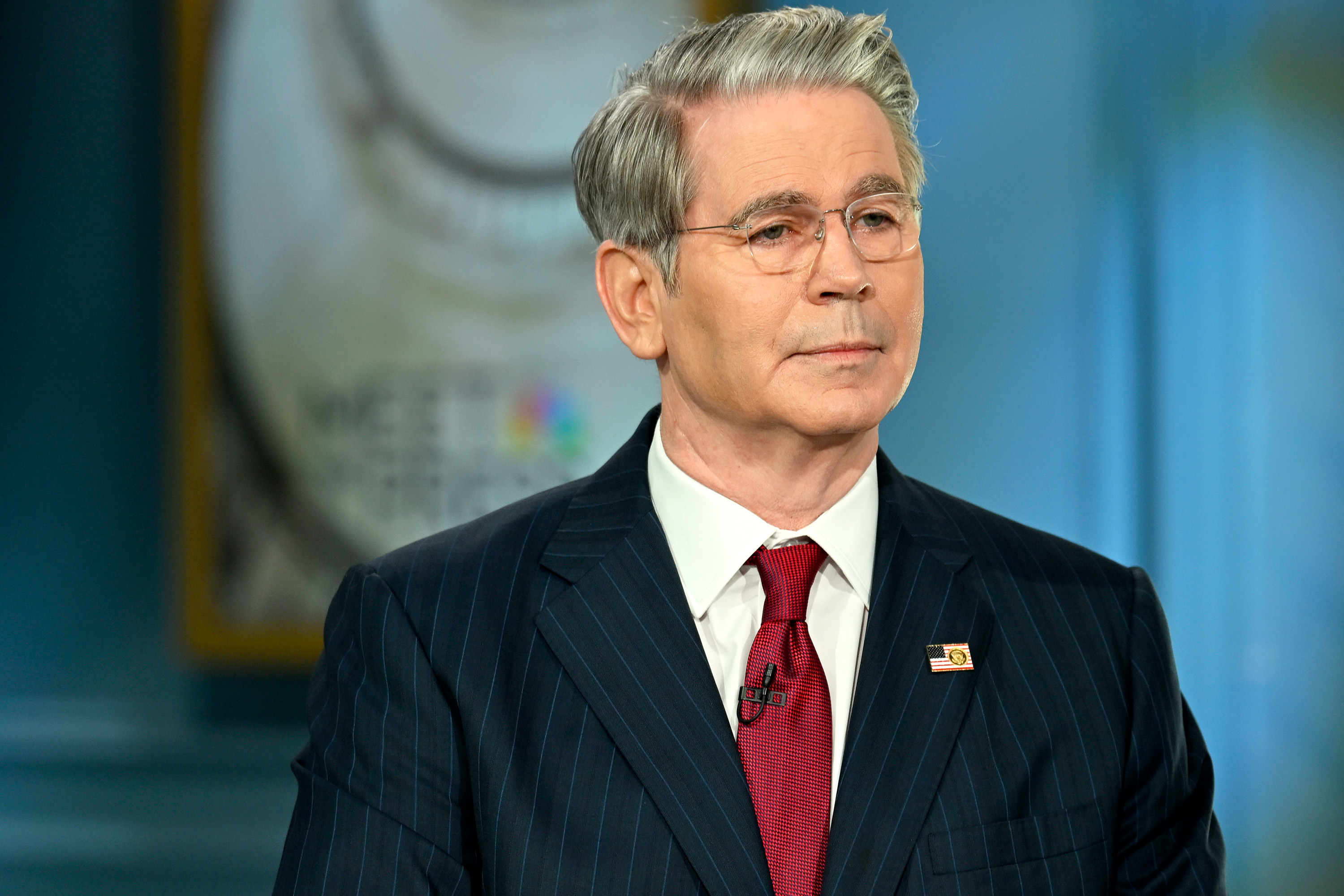US Treasury Secretary Scott Bessent on "Meet the Press" in Washington, D.C., on May 18, 2025. | Source: Getty Images