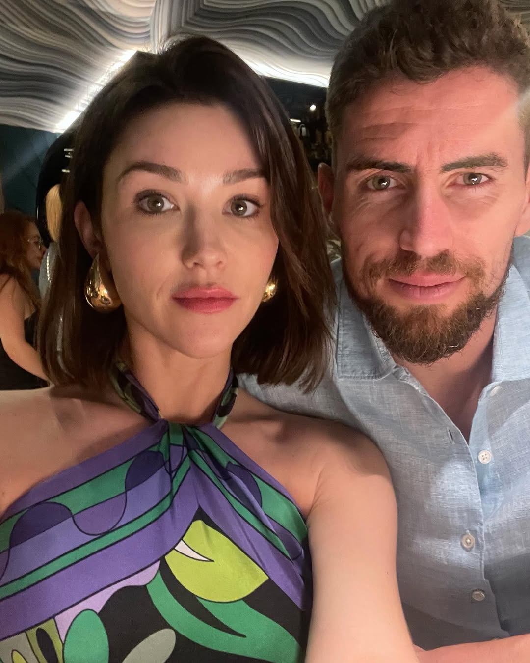 Catherine Harding and Jorginho, from a post dated March 23, 2026 | Source: Instagram/catcavelli