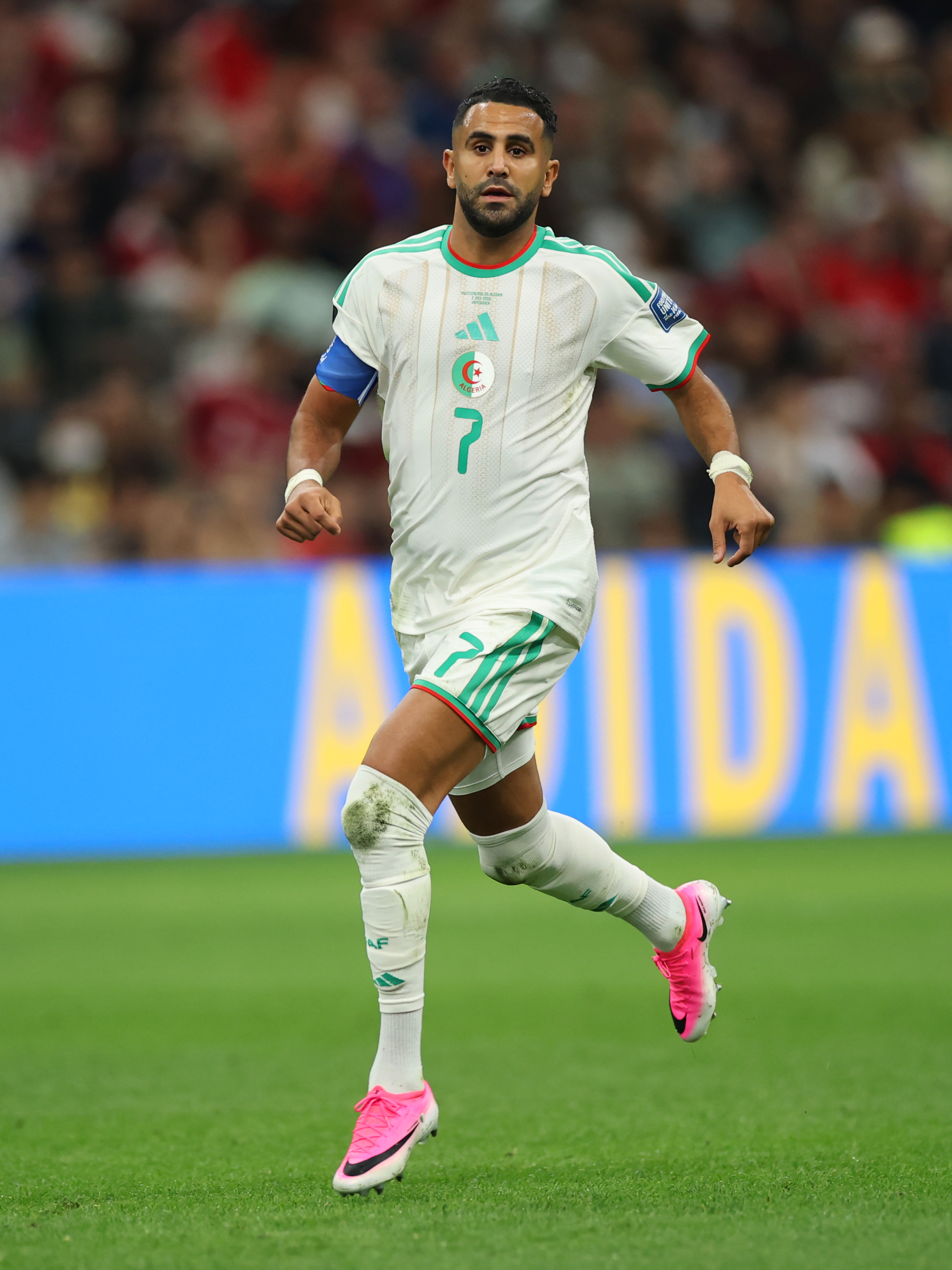 Riyad Mahrez during the FIFA World Cup 2026 Round of 32 match between Switzerland and Algeria at BC Place on July 3 in Vancouver, Canada. | Source: Getty Images